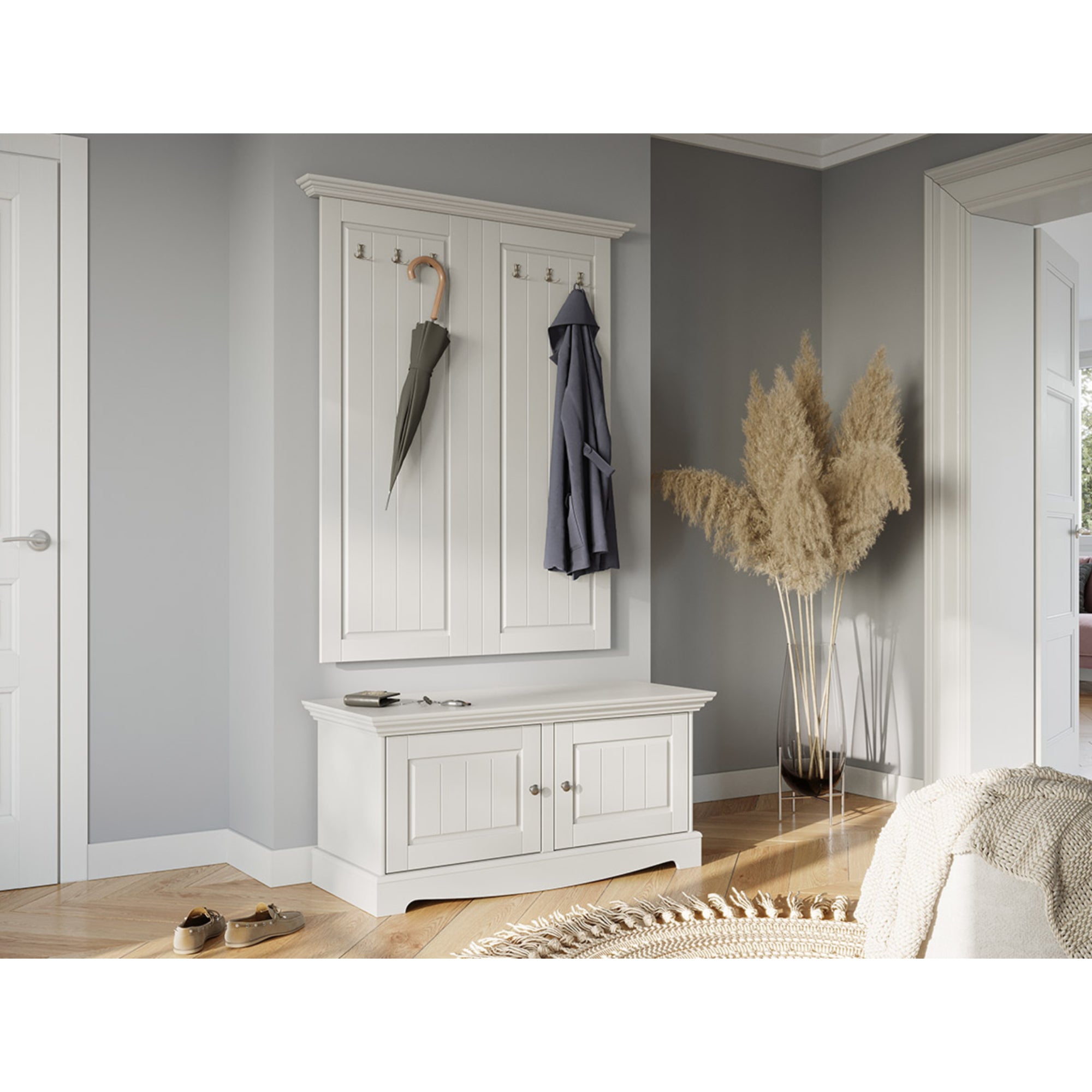 Komoda Belluno 111x44 cm, Materijal: Masivna Borovina