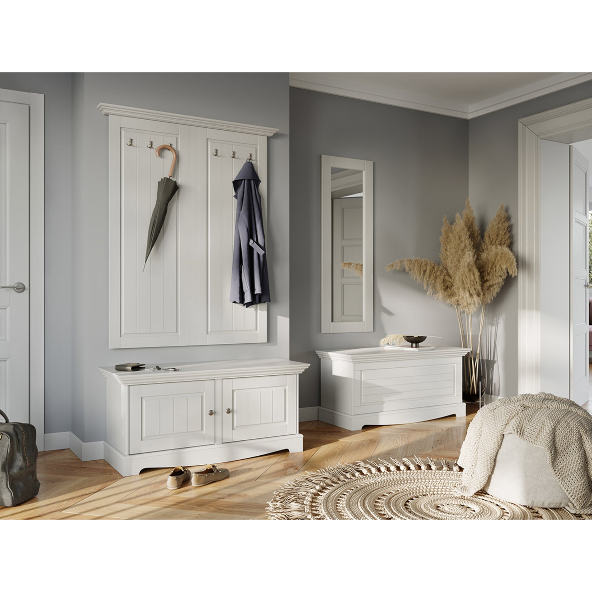 Komoda Belluno 111x44 cm, Materijal: Masivna Borovina