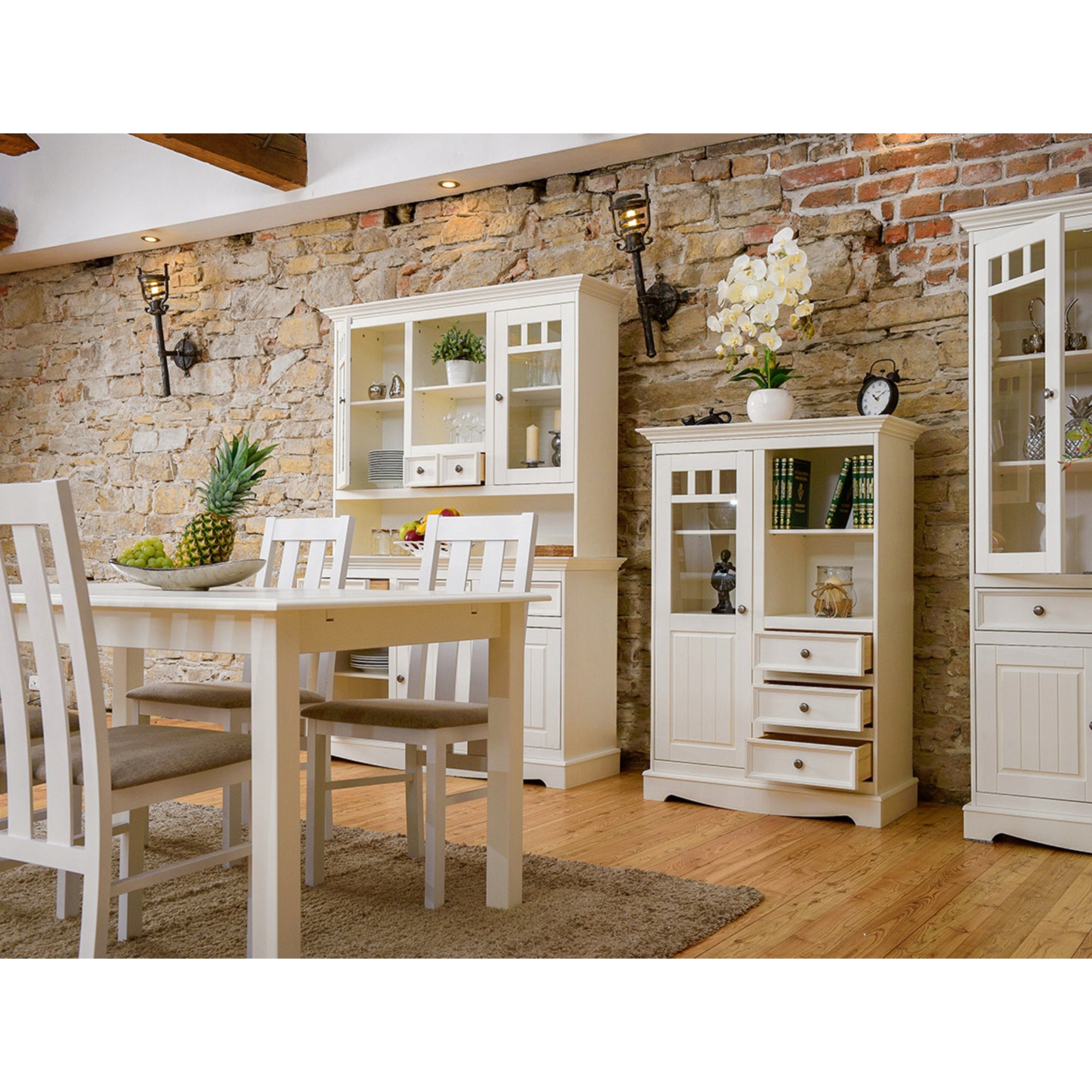 Vitrina Belluno 44x130 cm  Materijal: Masivna Borovina