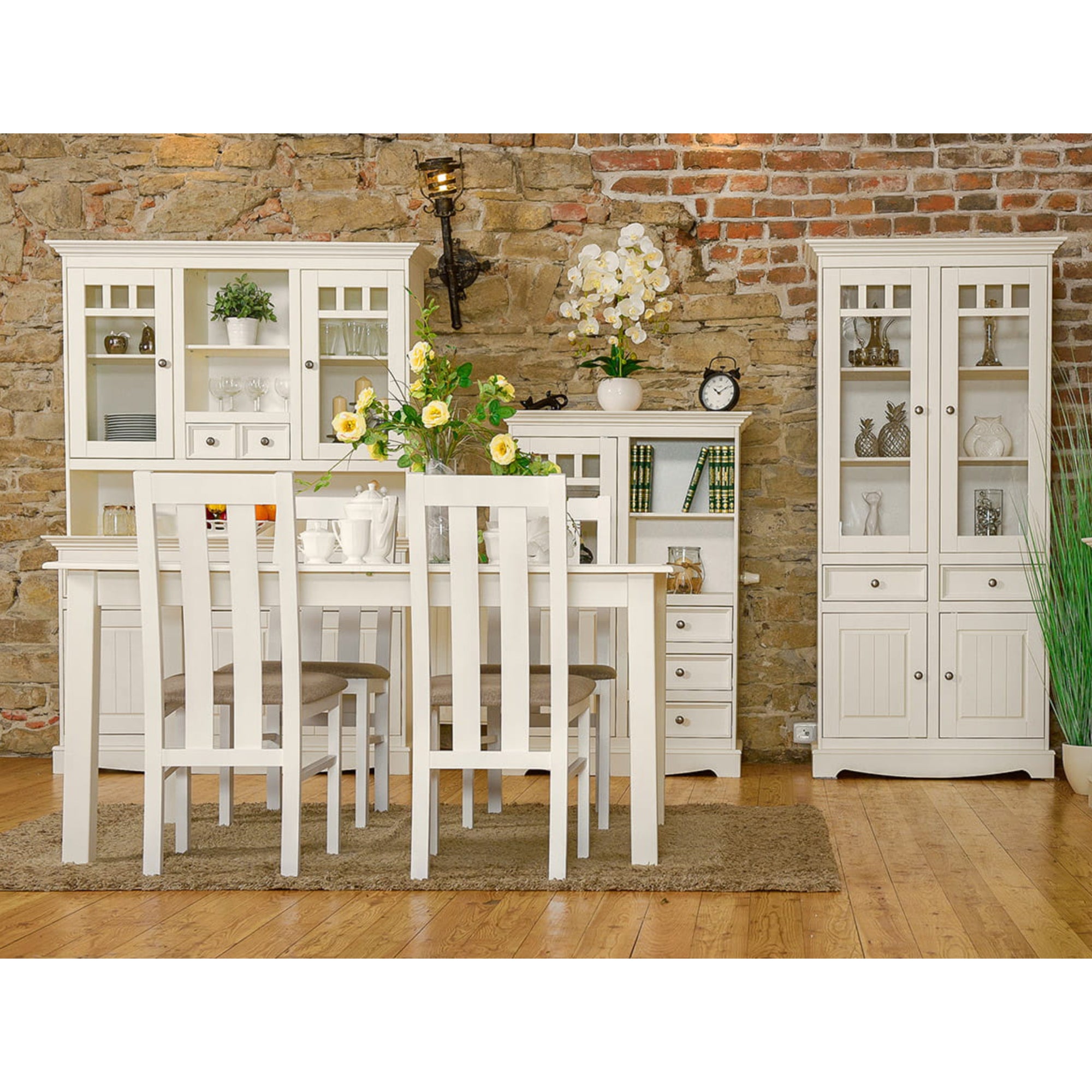 Vitrina Belluno 44x190 cm, Materijal: Masivna Borovina