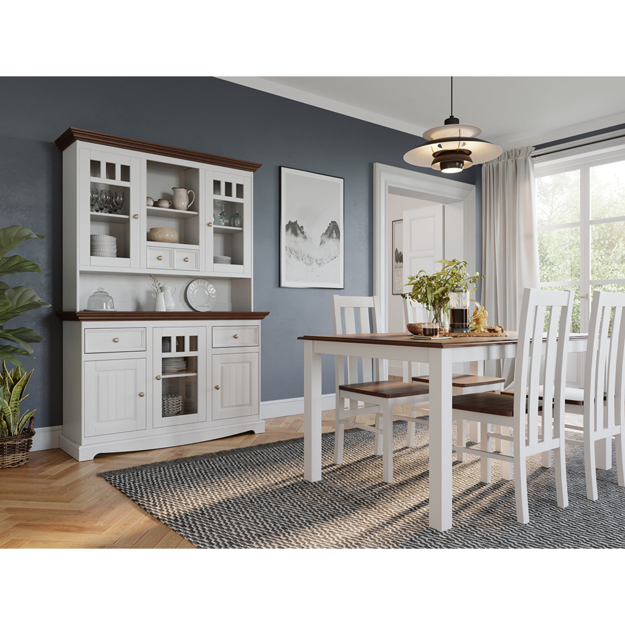 Komoda Belluno 130x44 cm, Materijal: Masivna Borovina