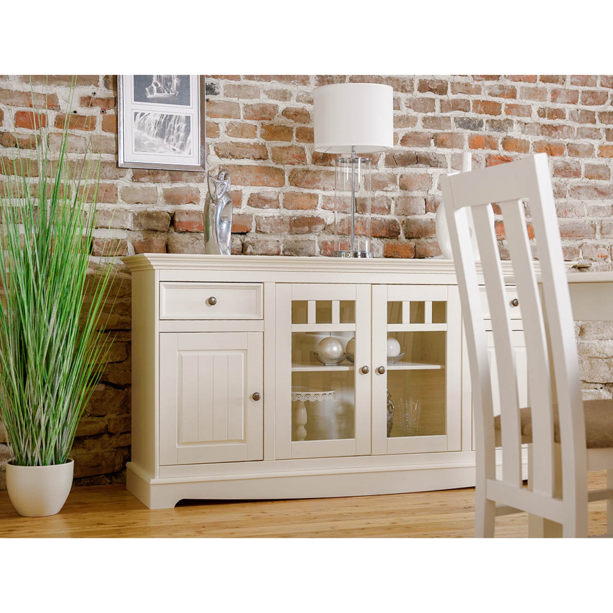 Komoda Belluno 167x44 cm, Materijal: Masivna Borovina
