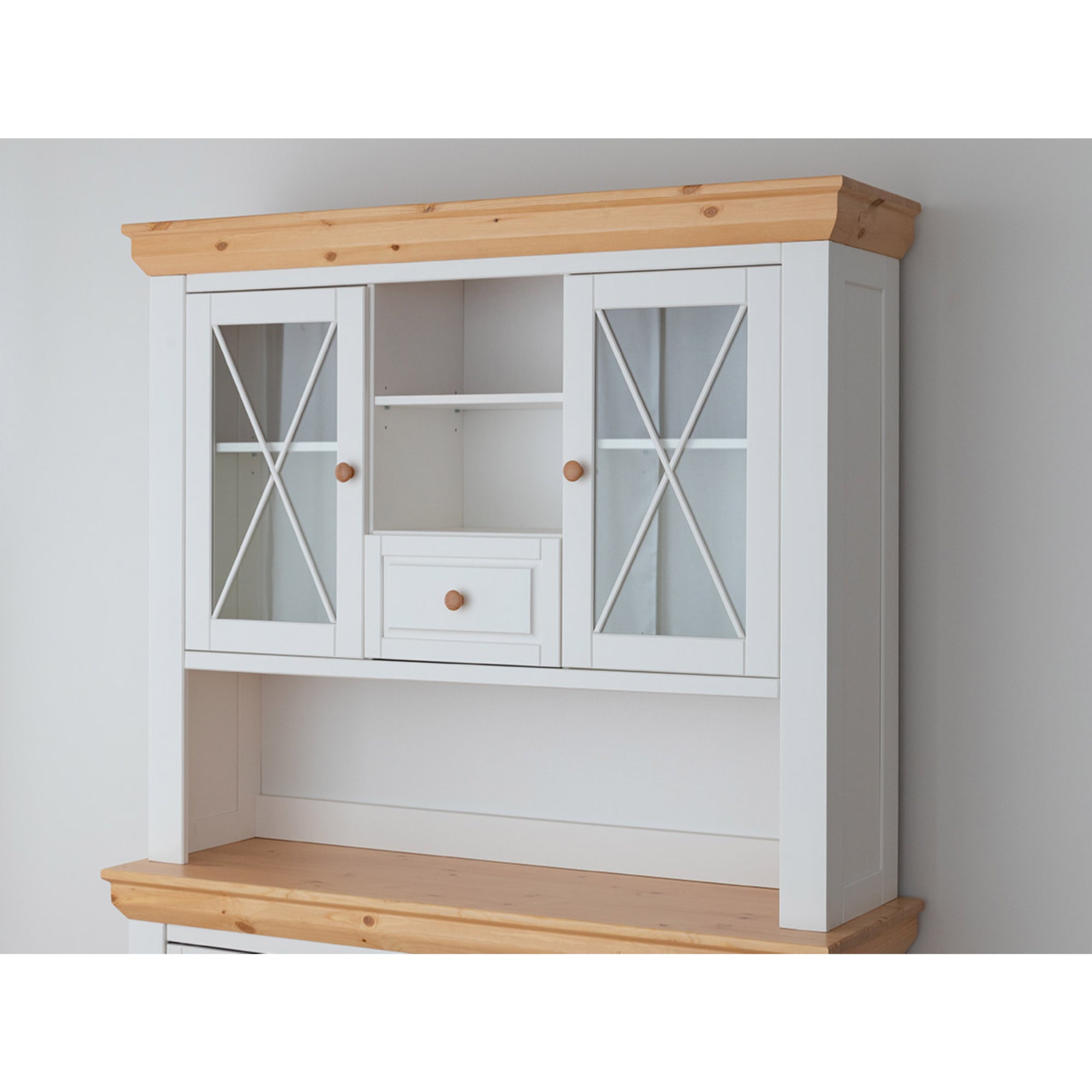 Gornji element komode Marone 131,7x41,2 cm, Materijal: Masivna Borovina