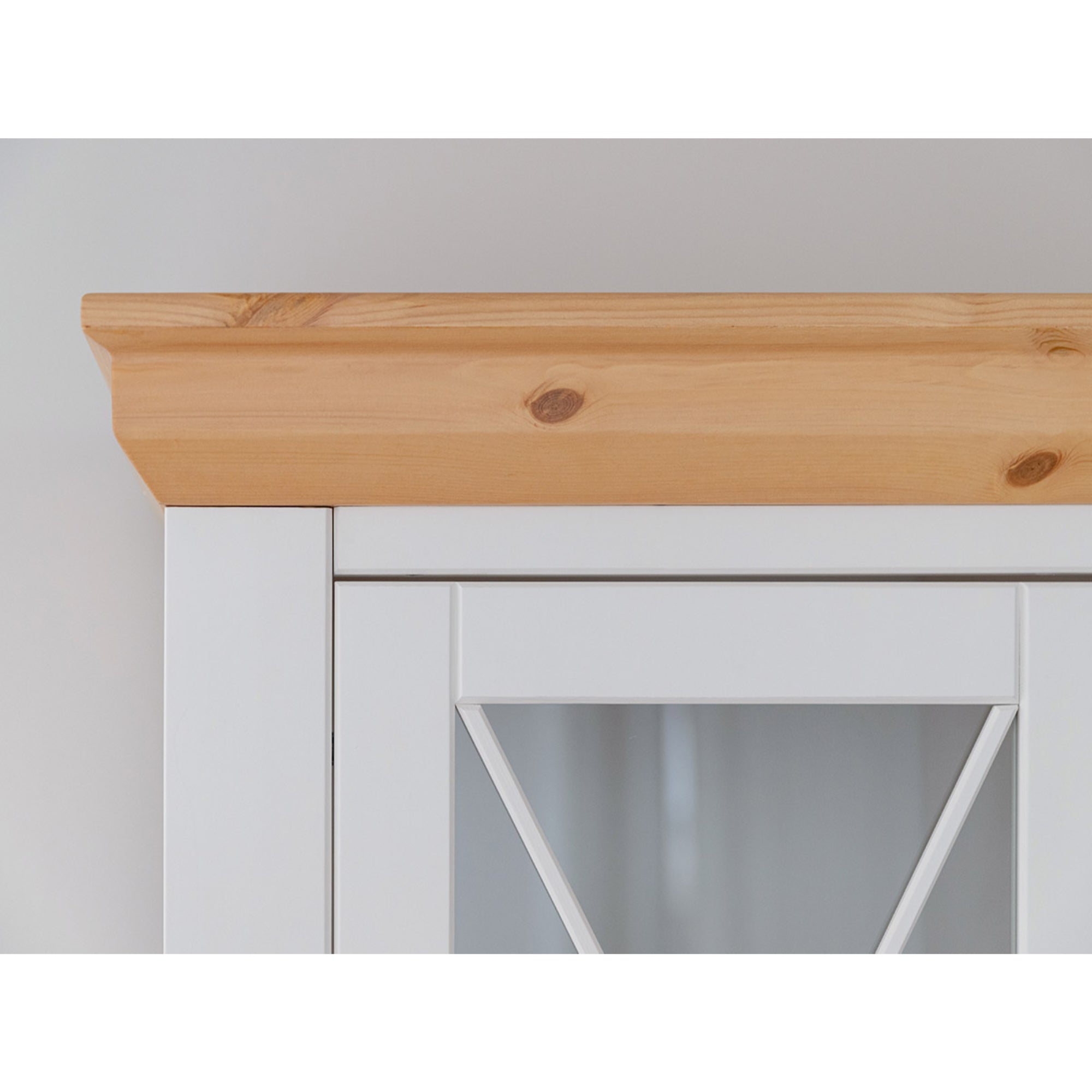 Gornji element komode Marone 131,7x41,2 cm, Materijal: Masivna Borovina