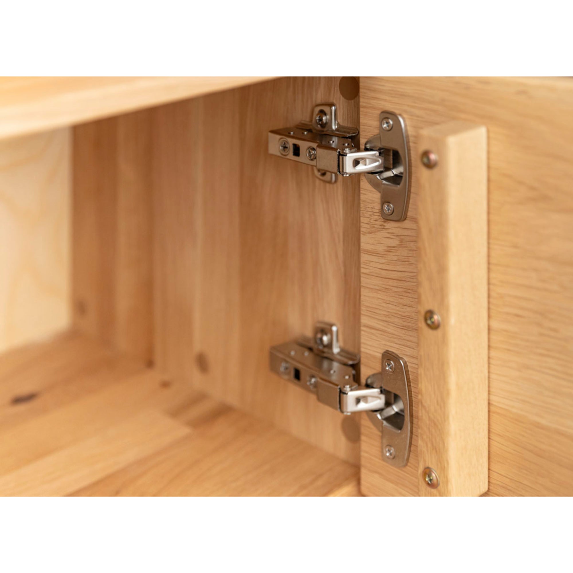 Viseća TV Komoda Tirano 200x39 cm, Materijal: Masivno Drvo Hrast