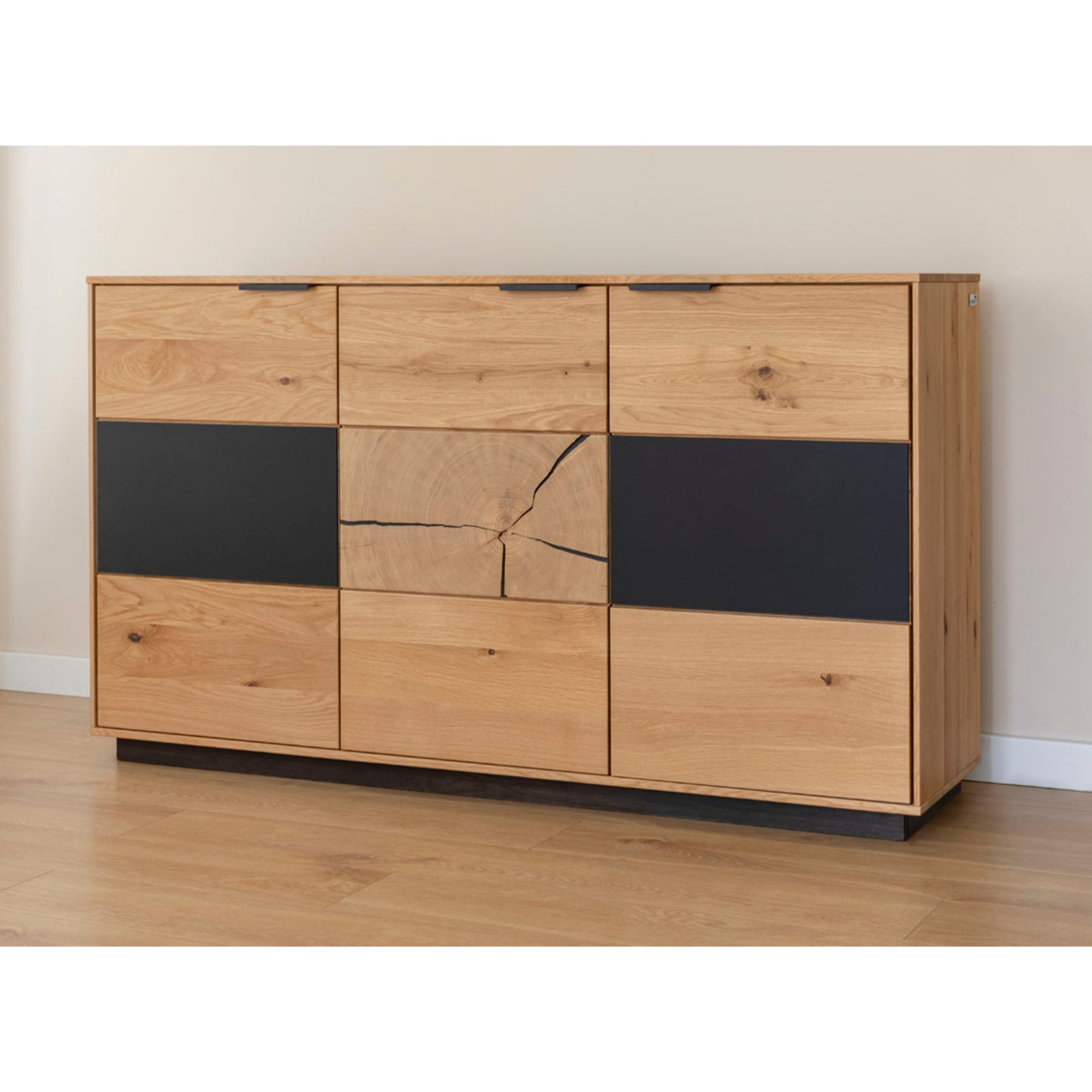 Komoda Tirano 154x39 cm, Materijal: Masivno Drvo Hrast