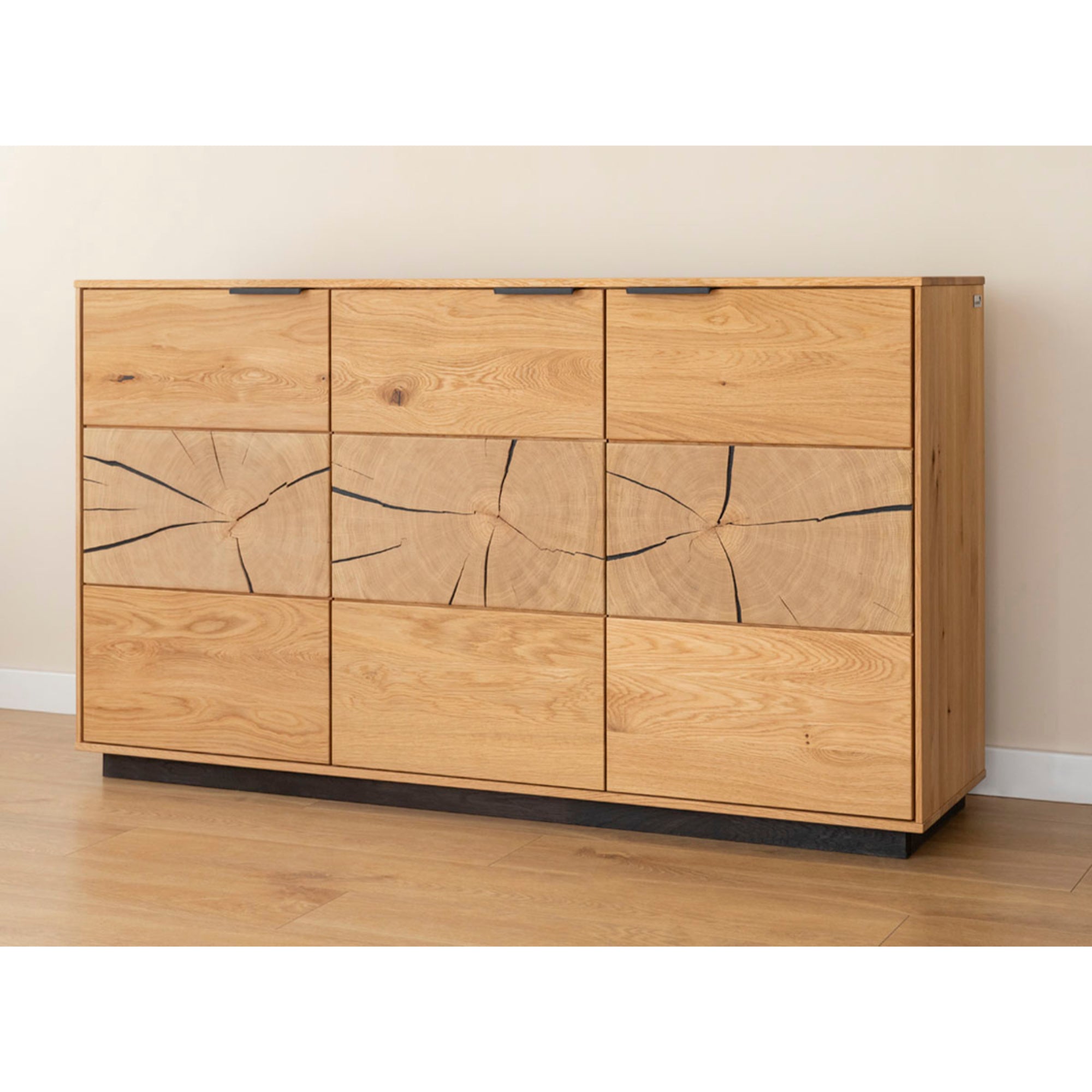 Komoda Tirano 154x39 cm, Materijal: Masivno Drvo Hrast