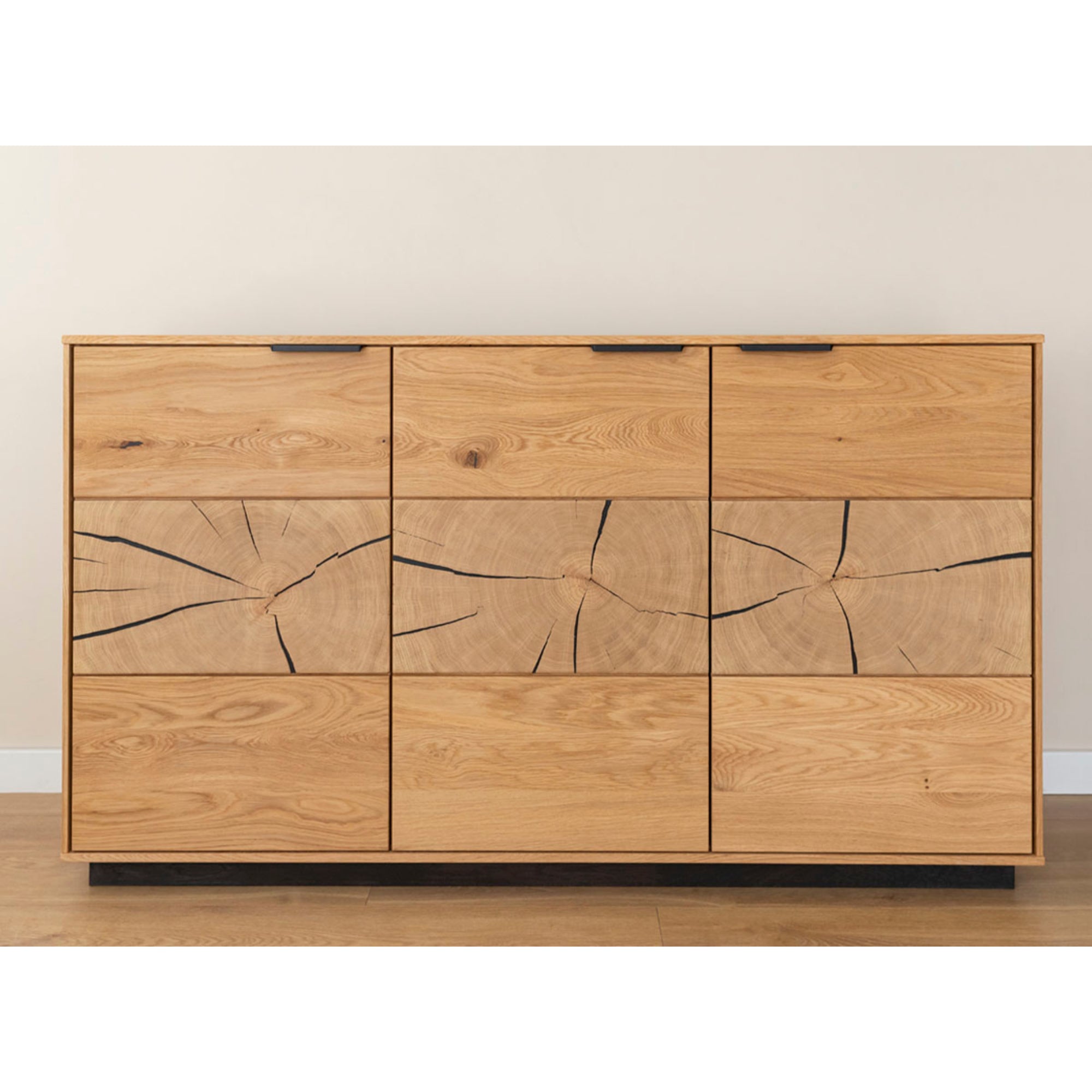 Komoda Tirano 154x39 cm, Materijal: Masivno Drvo Hrast