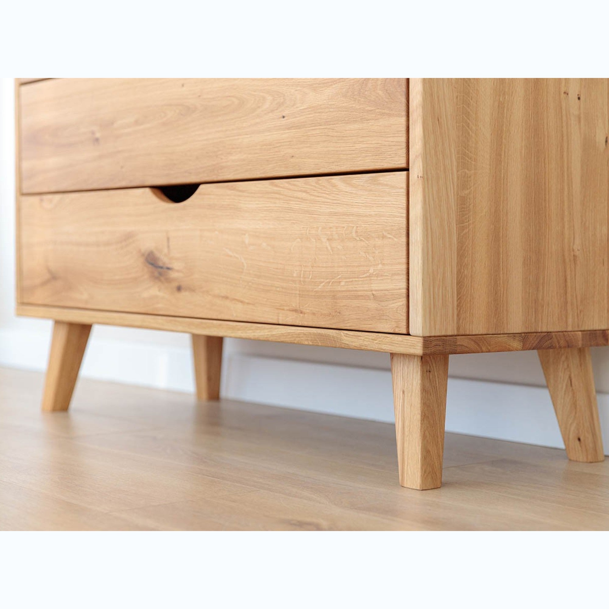 Komoda Simona 90x40 cm, Materijal: Masivno Drvo Hrast