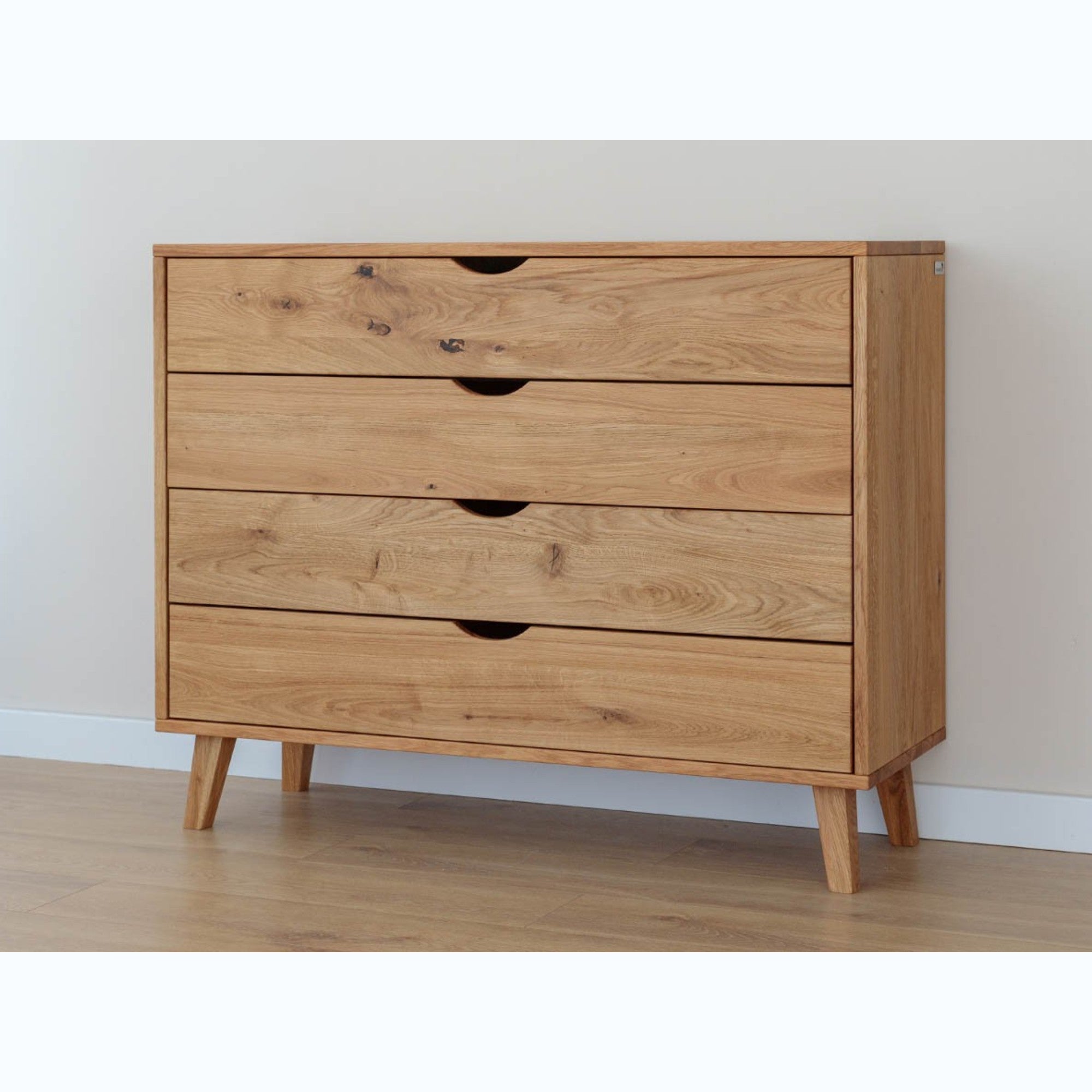 Komoda Simona 110x40 cm, Materijal: Masivno Drvo Hrast
