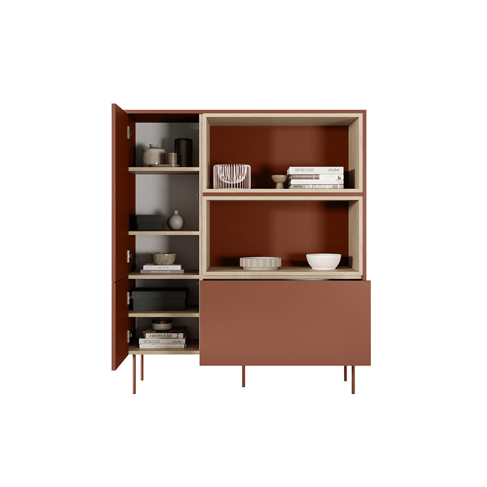 Visoka komoda Desin, Materijal: MDF