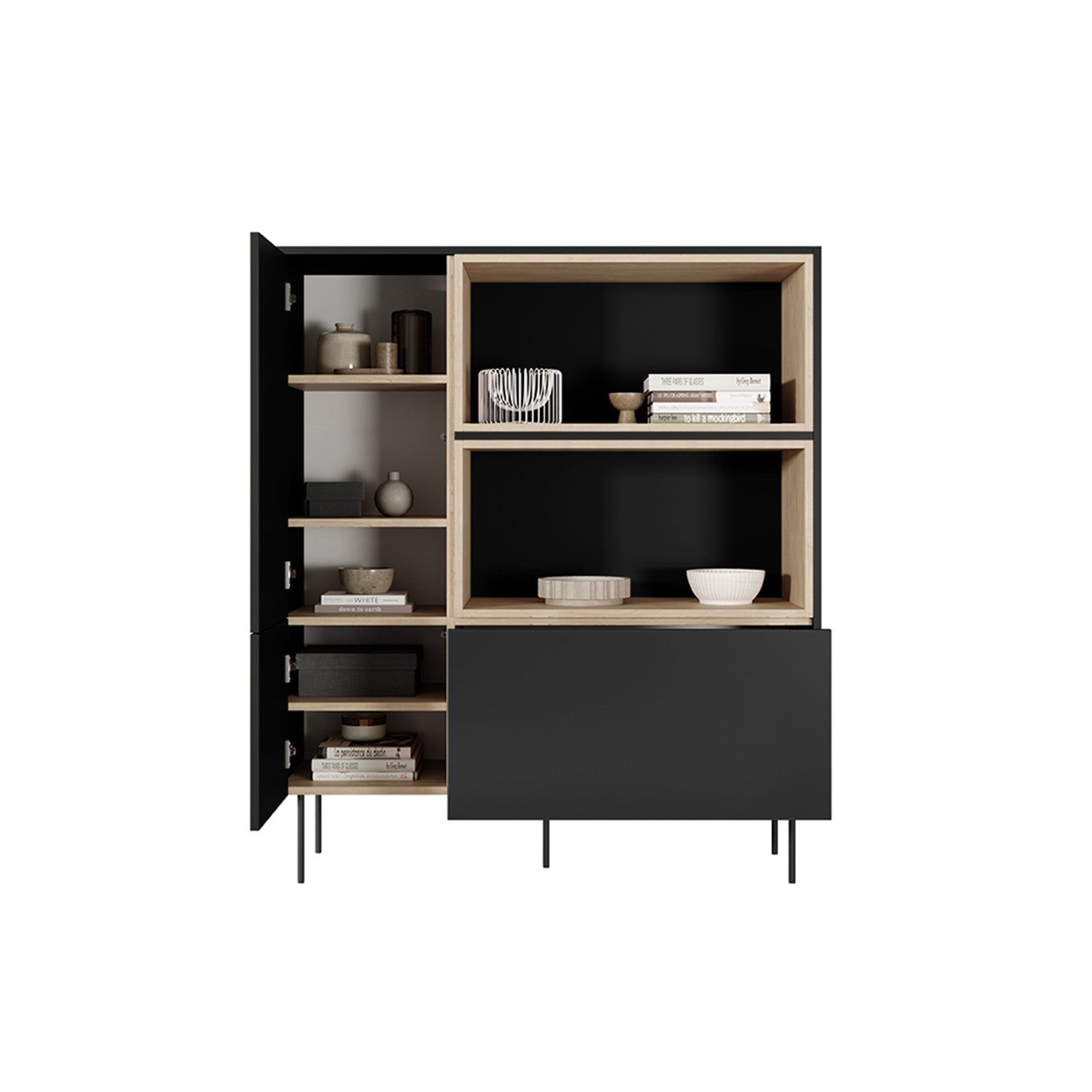 Visoka komoda Desin, Materijal: MDF