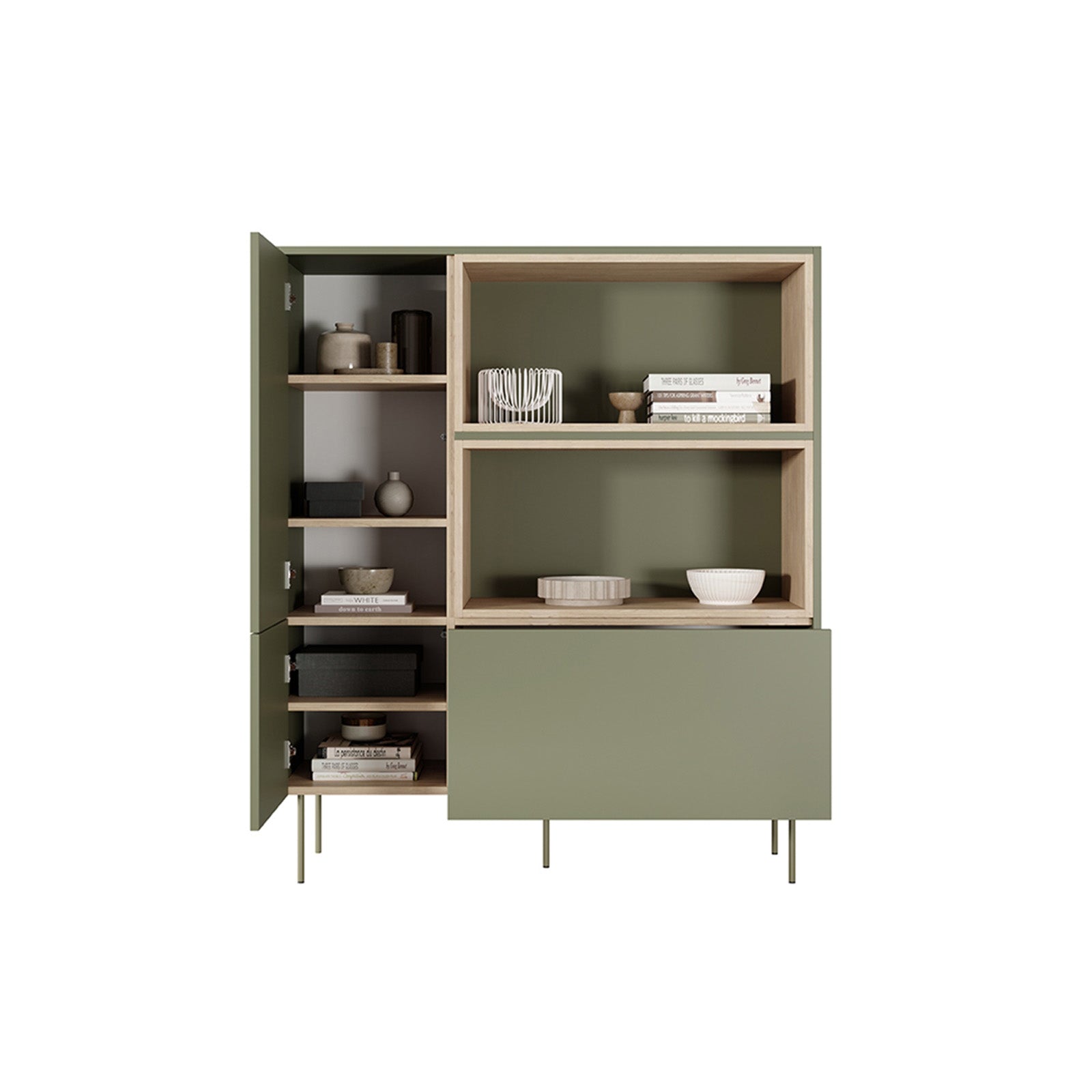 Visoka komoda Desin, Materijal: MDF