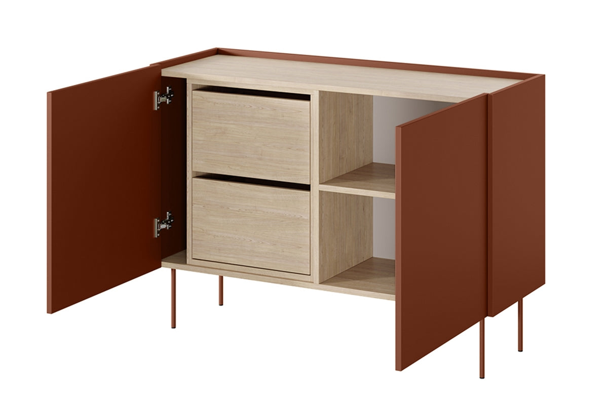 Komoda Desin 120cm, 2 vrata i 2 ladice, Materijal: MDF