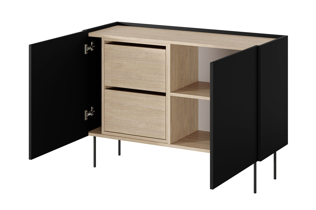 Komoda Desin 120cm, 2 vrata i 2 ladice, Materijal: MDF