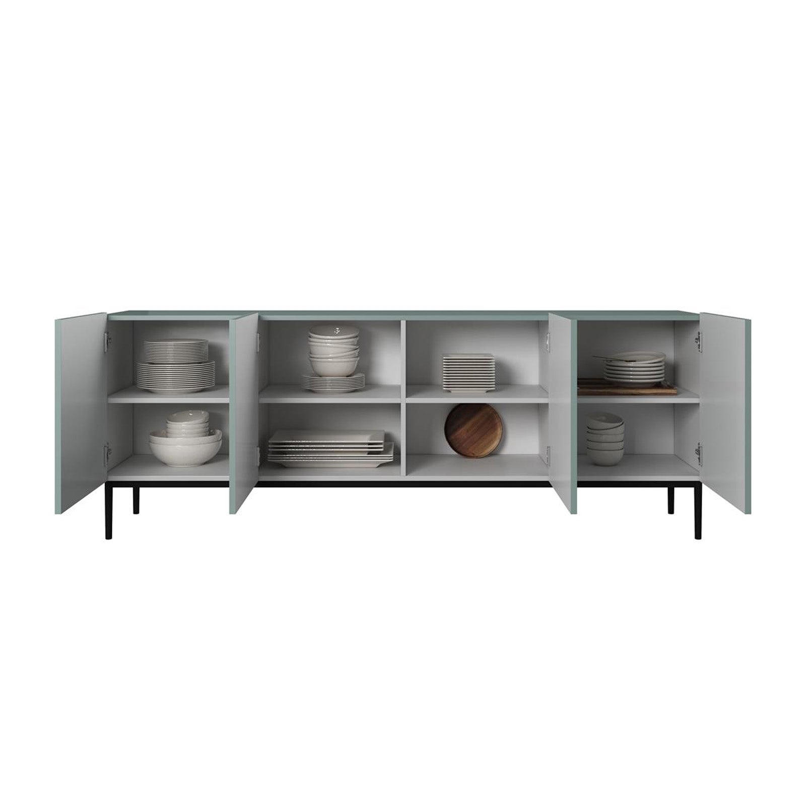 Komoda Nicole 200cm, 4 vrata, Materijal: MDF