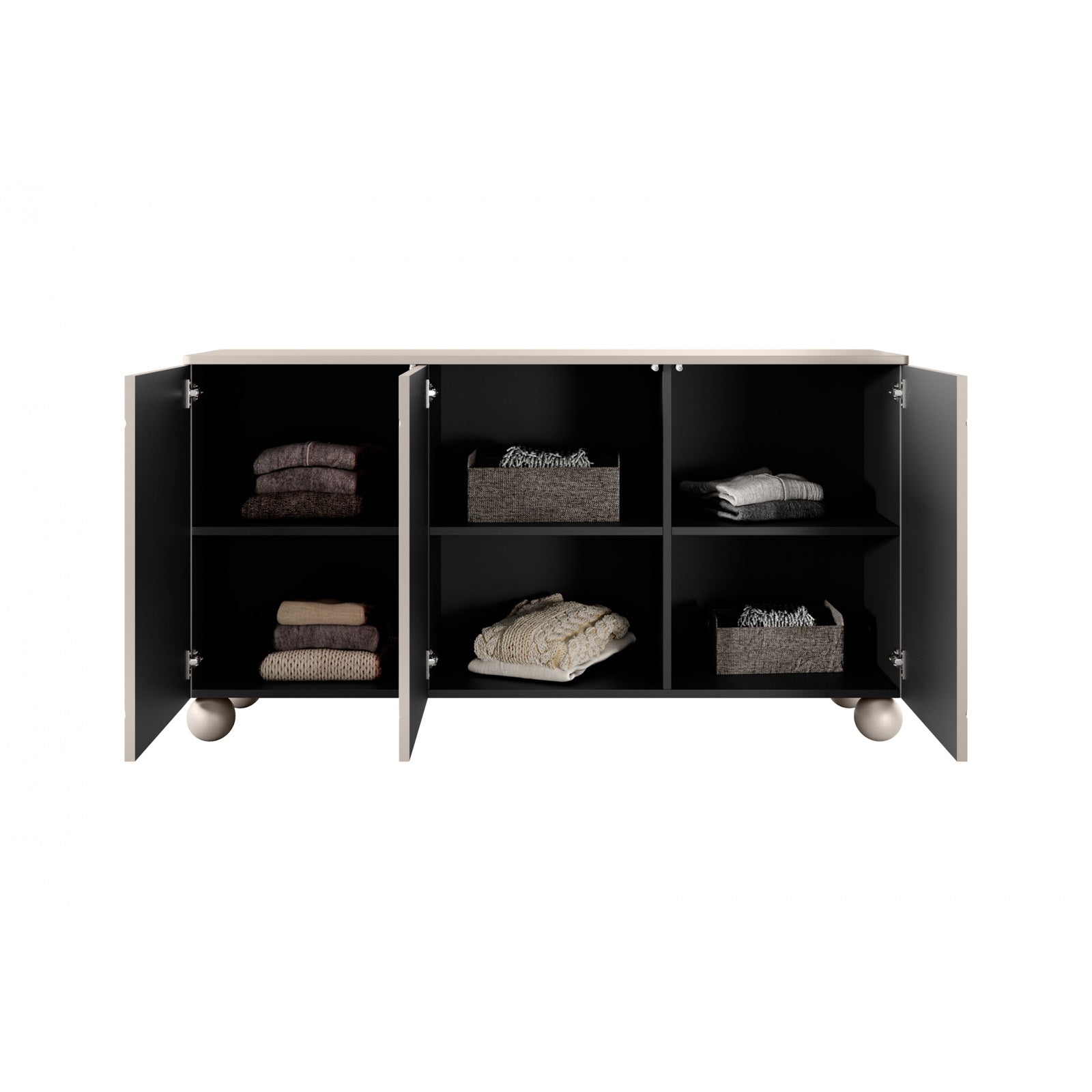 Komoda Sonatia 150cm, 3 vrata, Materijal: MDF