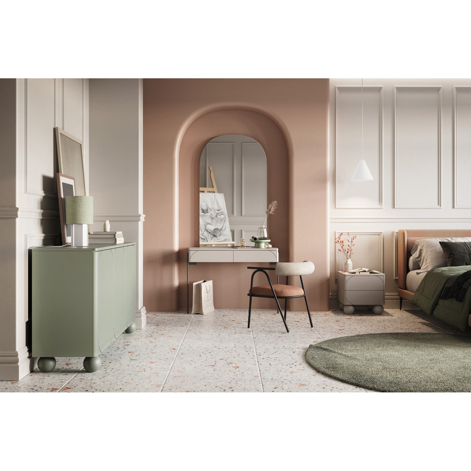 Komoda Sonatia 150cm, 3 vrata, Materijal: MDF