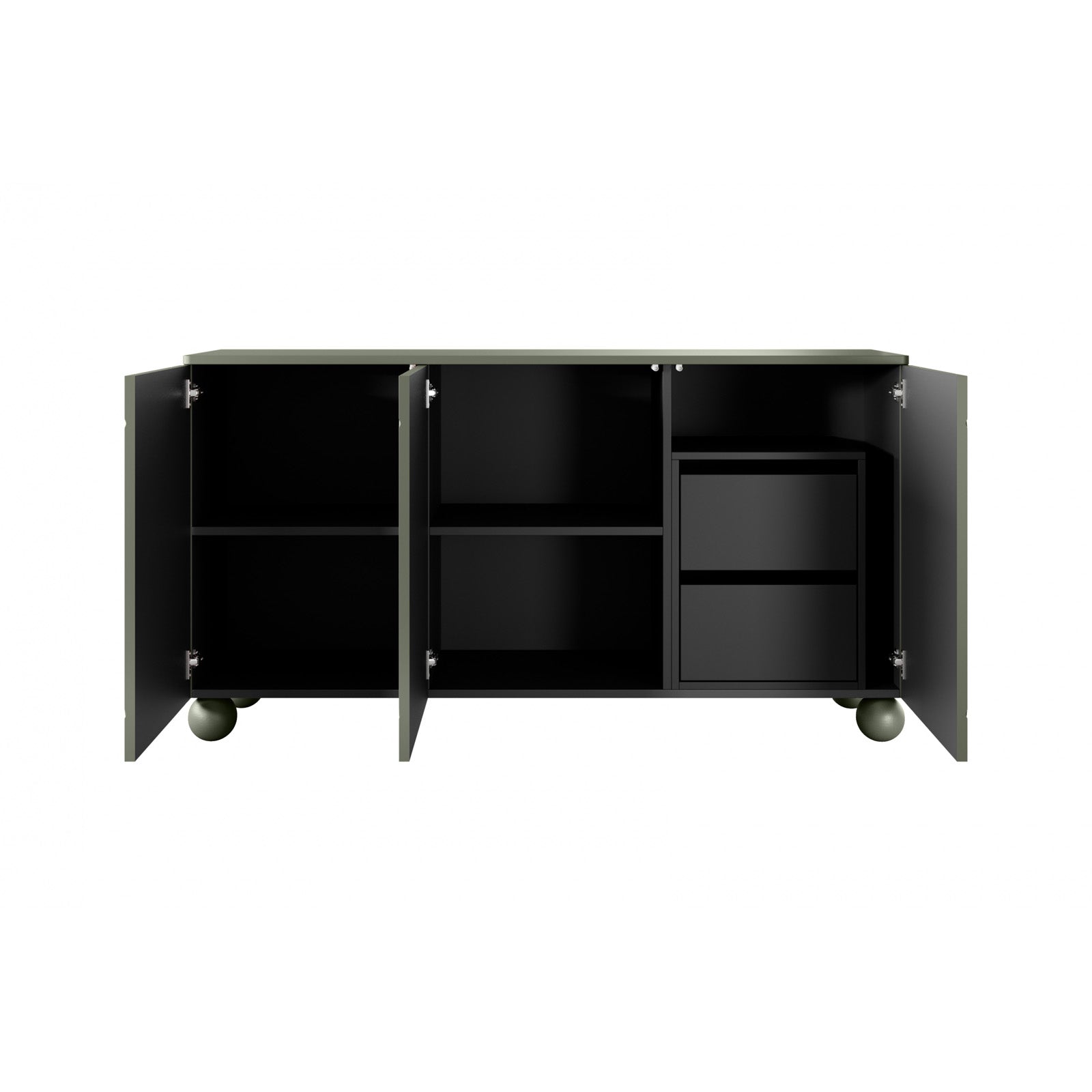 Komoda Sonatia 150cm, 3 vrata i 2 ladice, Materijal: MDF