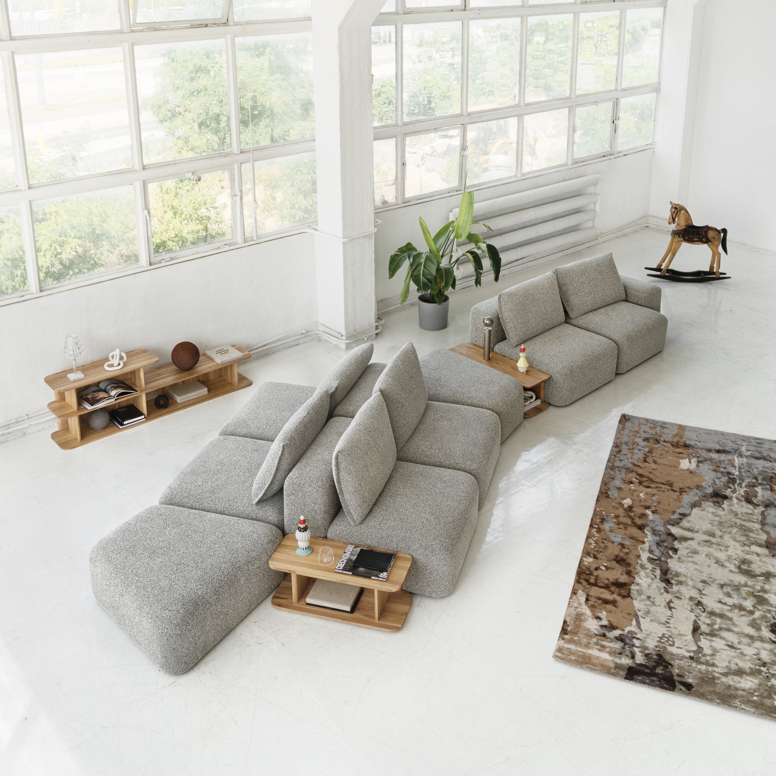 Modularna garnitura Dune, Materijal: Mogućnost izbora