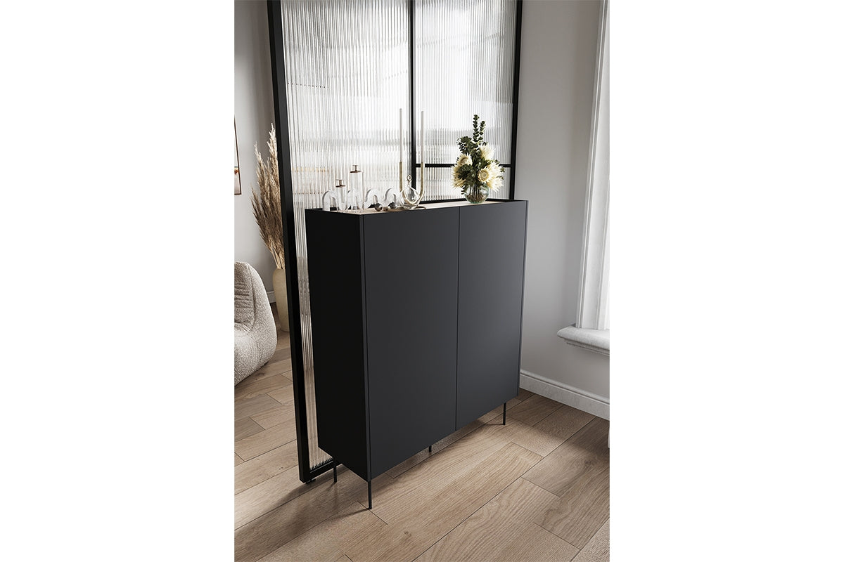 Komoda Desin 120cm, 2 vrata i 2 ladice, Materijal: MDF