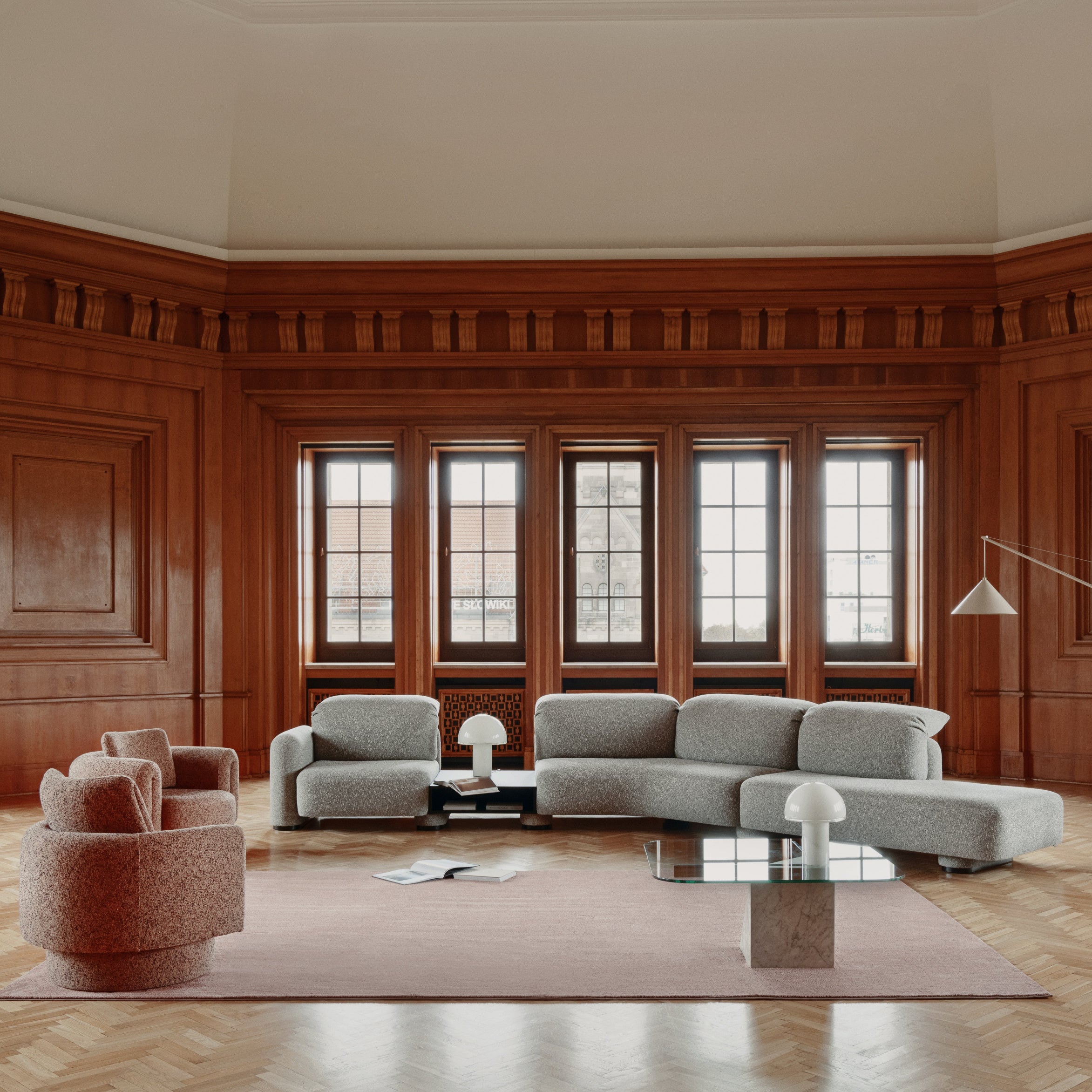 Modularna garnitura La Roche, Materijal: Mogućnost izbora