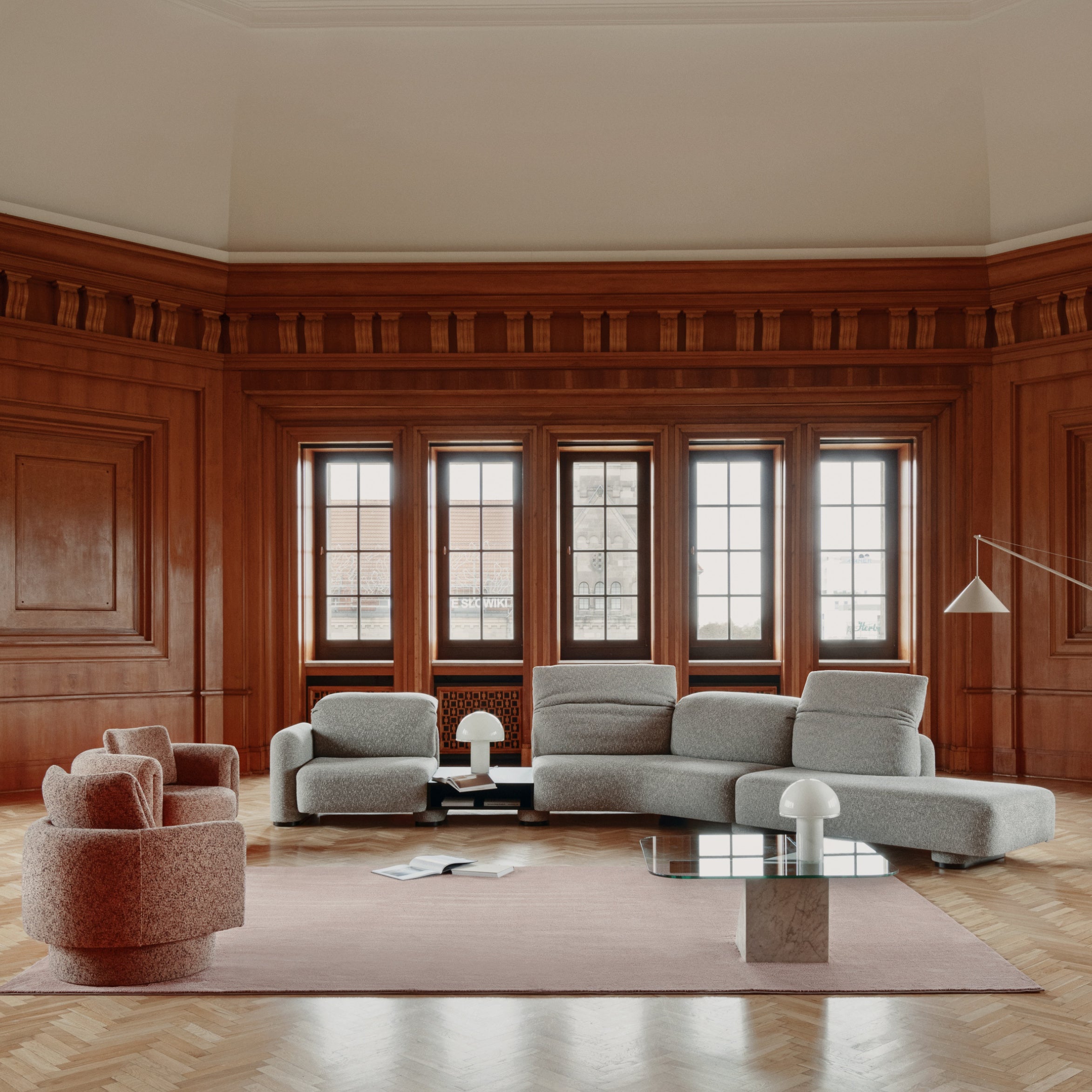 Modularna garnitura La Roche, Materijal: Mogućnost izbora