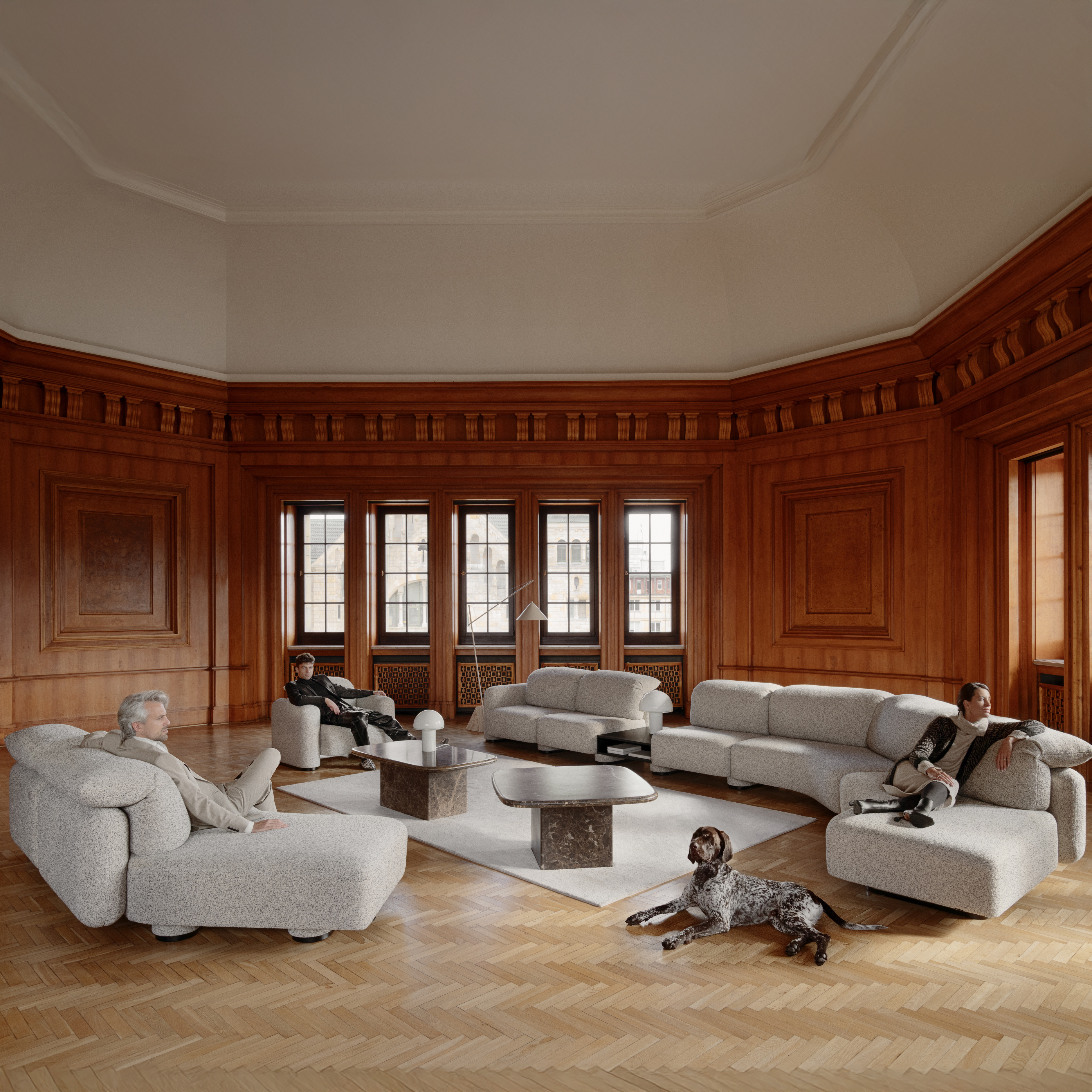 Modularna garnitura La Roche, Materijal: Mogućnost izbora