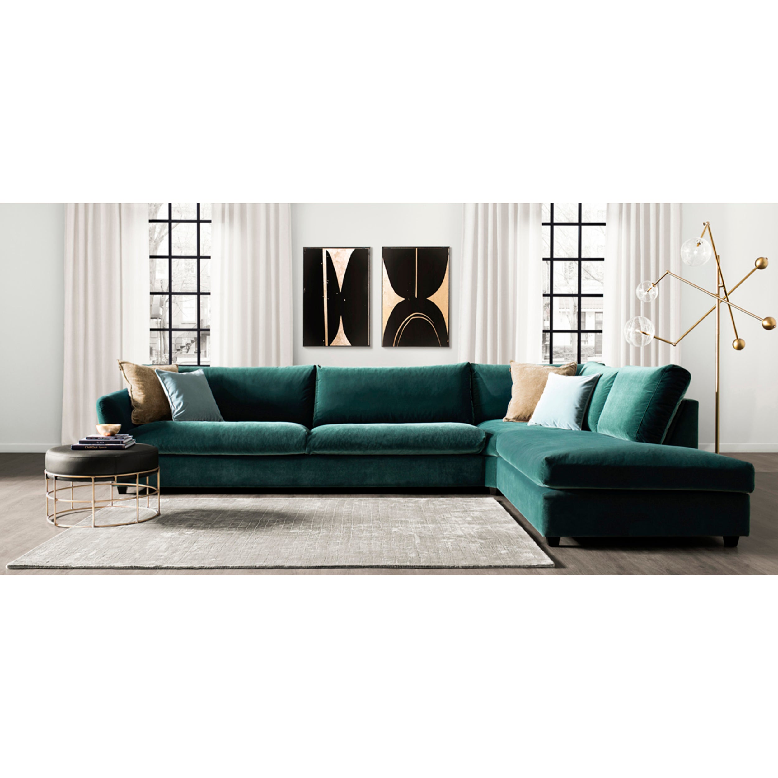 Modularna garnitura Latifa, Materijal: Mogućnost izbora