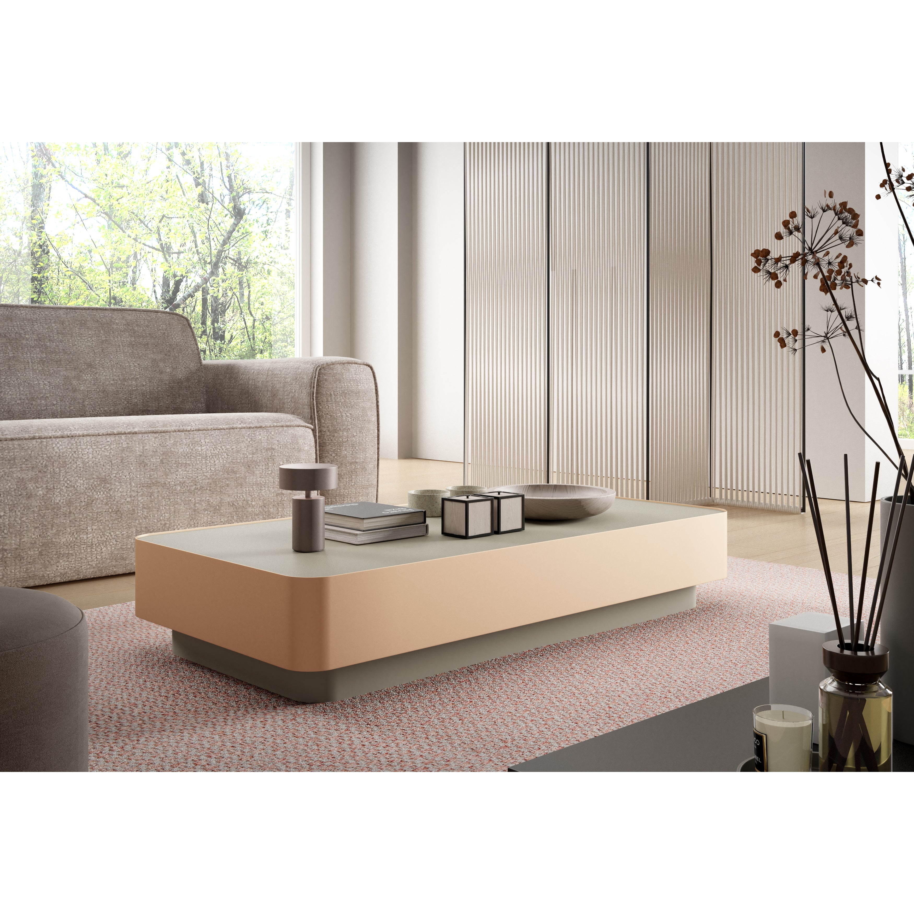 Klub stolić Linea 120x60cm, Materijal: Mogućnost odabira