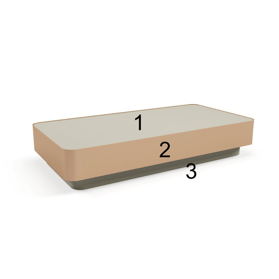 Klub stolić Linea 120x60cm, Materijal: Mogućnost odabira