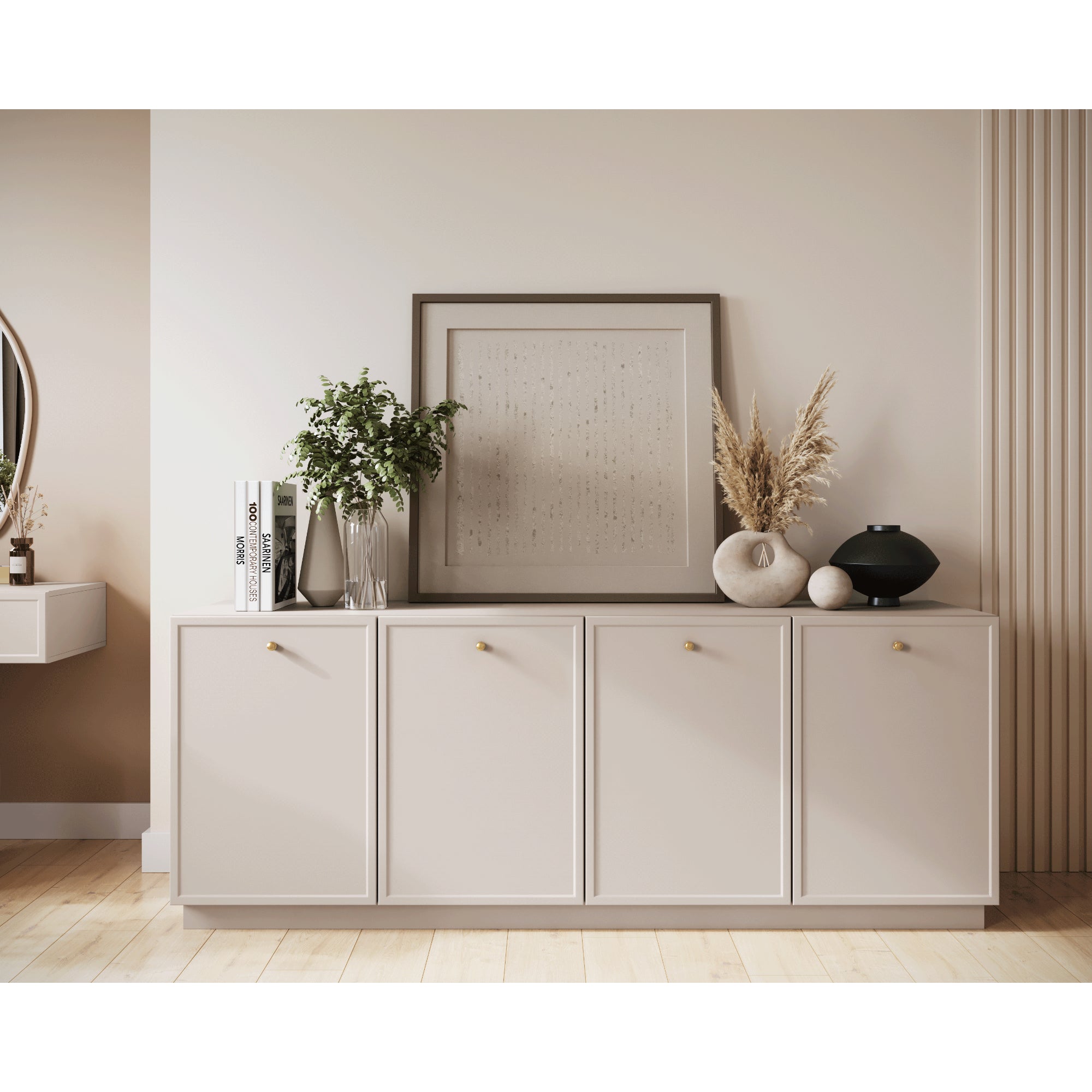 Komoda Lorini 200cm, Materijal: MDF