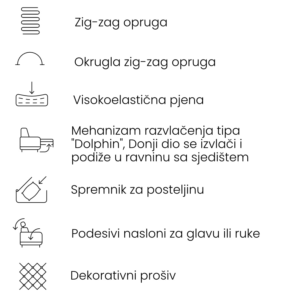 Kutna garnitura Lugano II, 272x202cm, Materijal: Mogućnost izbora