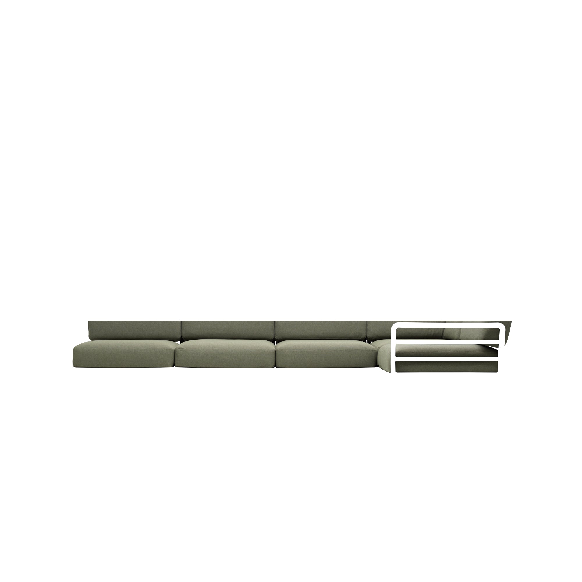 Outdoor kutna garnitura Maximo 344x184 cm