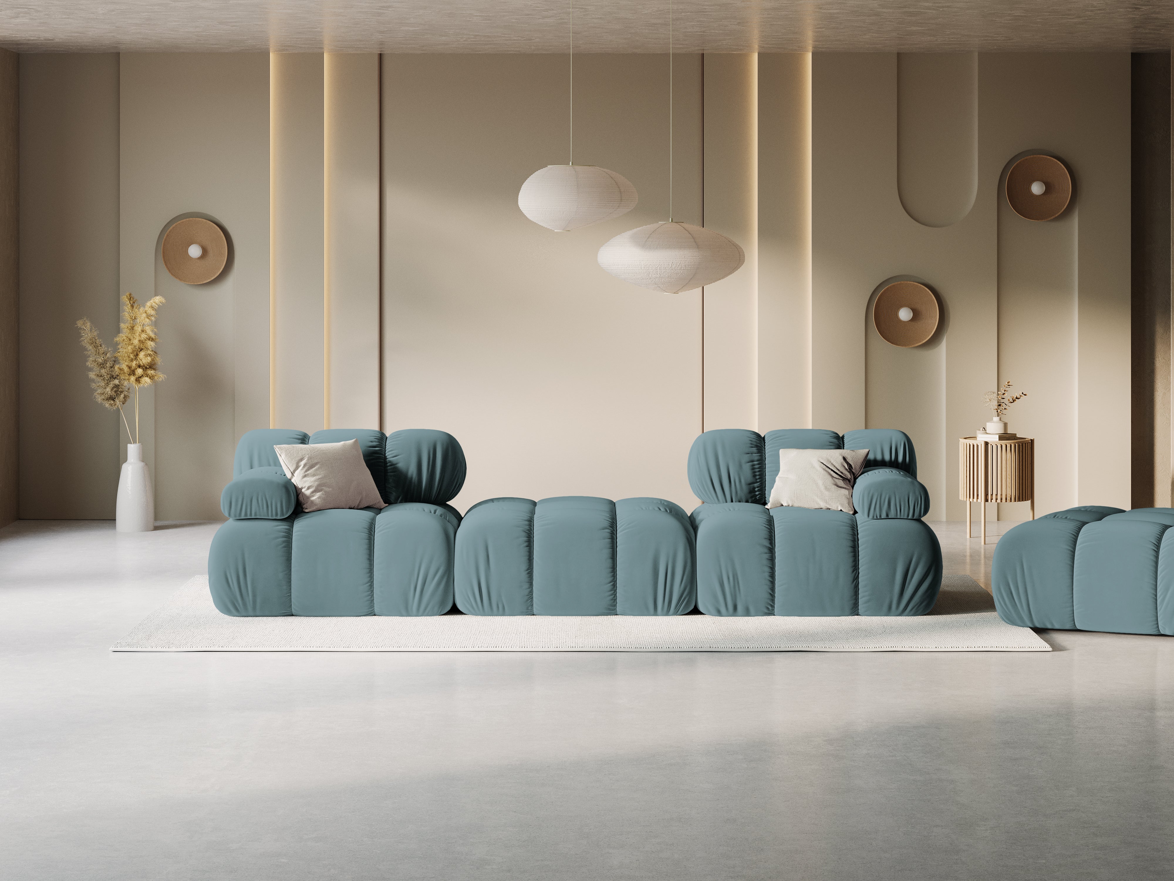 Modularna sofa Bellis 188x188cm, Materijal: Baršun