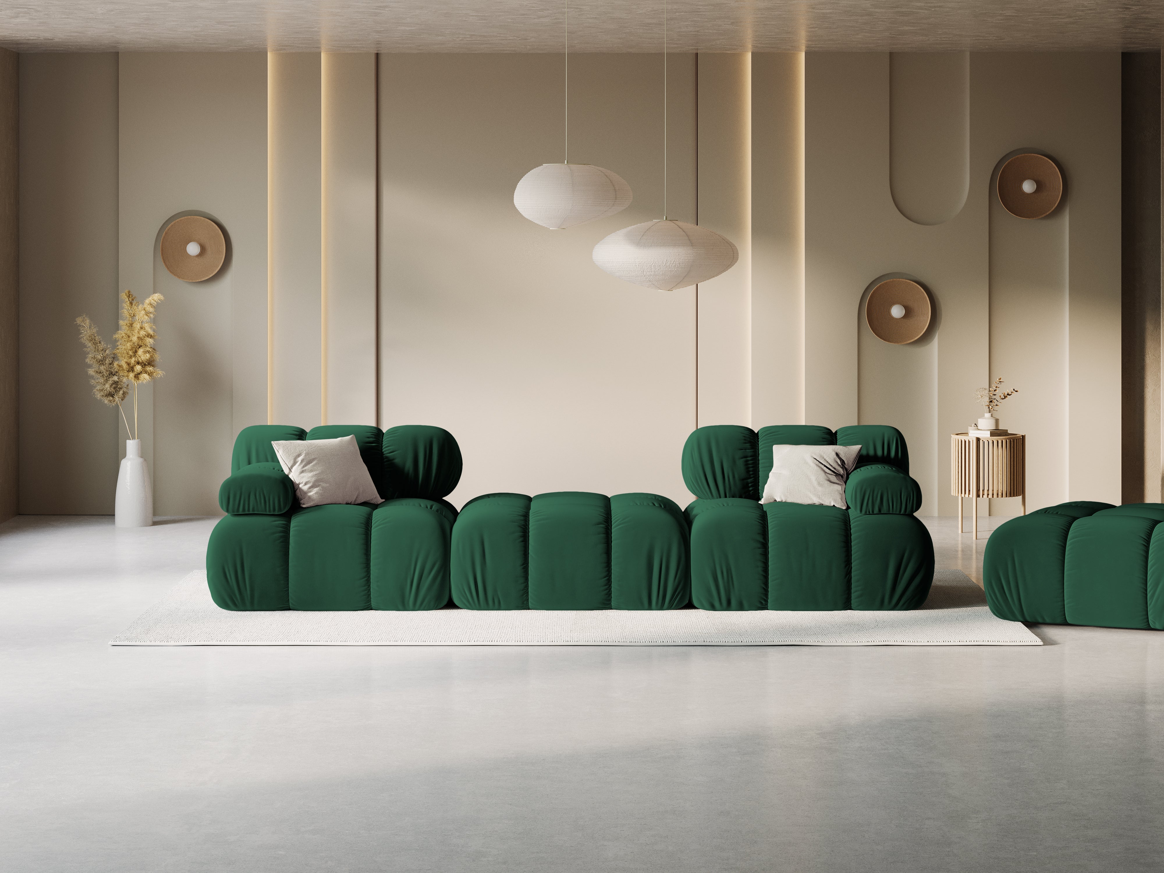 Modularna sofa Bellis 188x188cm, Materijal: Baršun