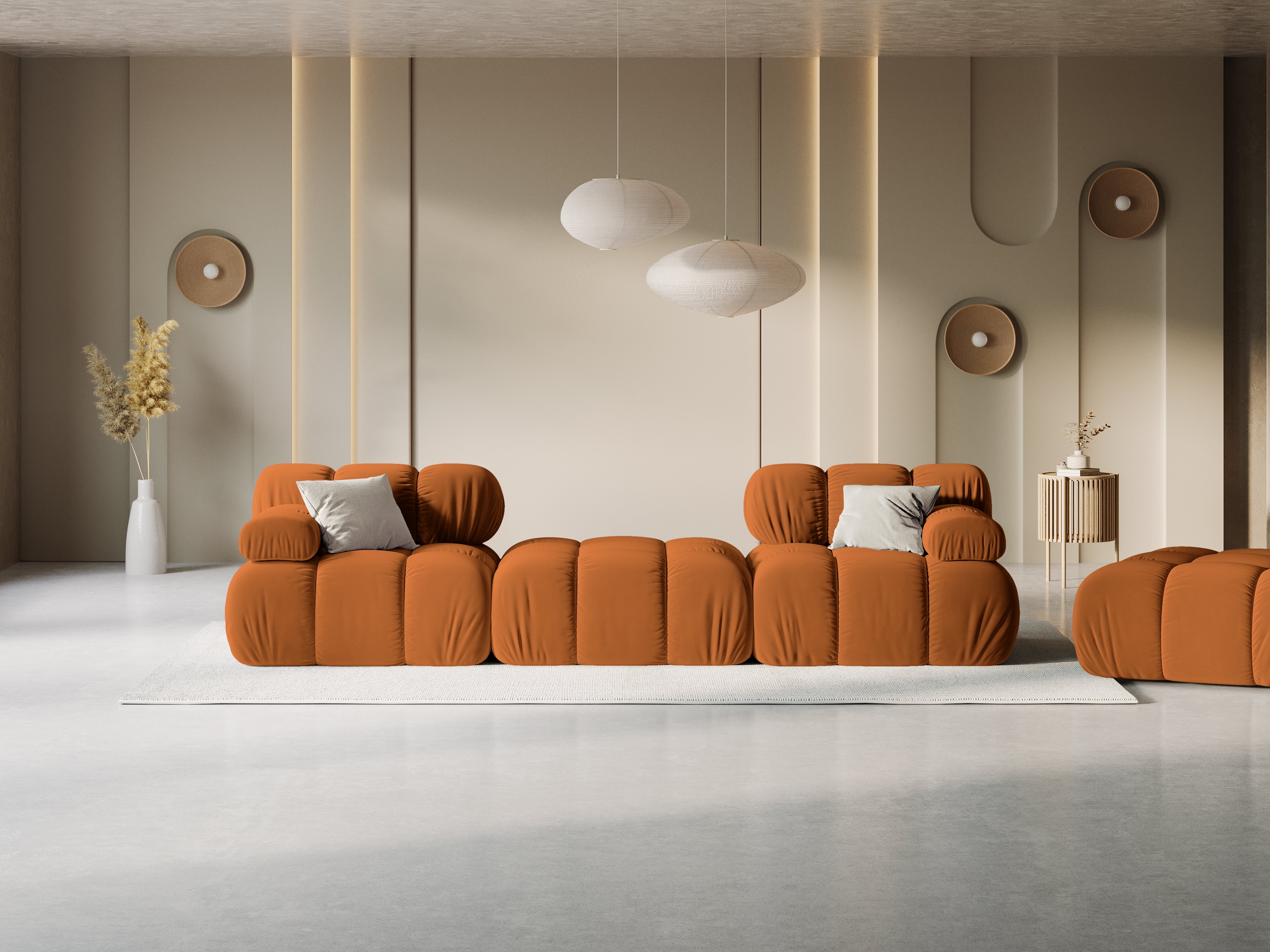 Modularna sofa Bellis 188x188cm, Materijal: Baršun