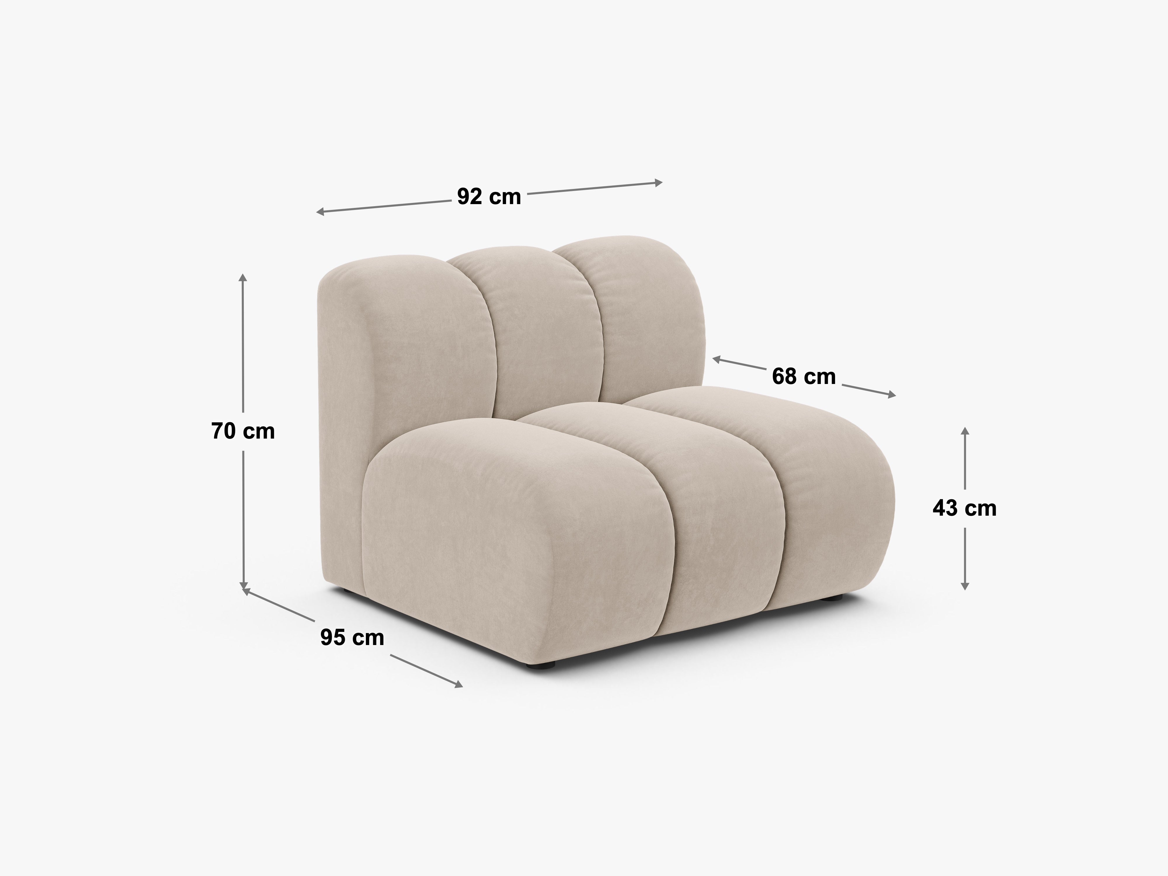 Modul Lupine 92x95cm, Materijal: Chenille Eden