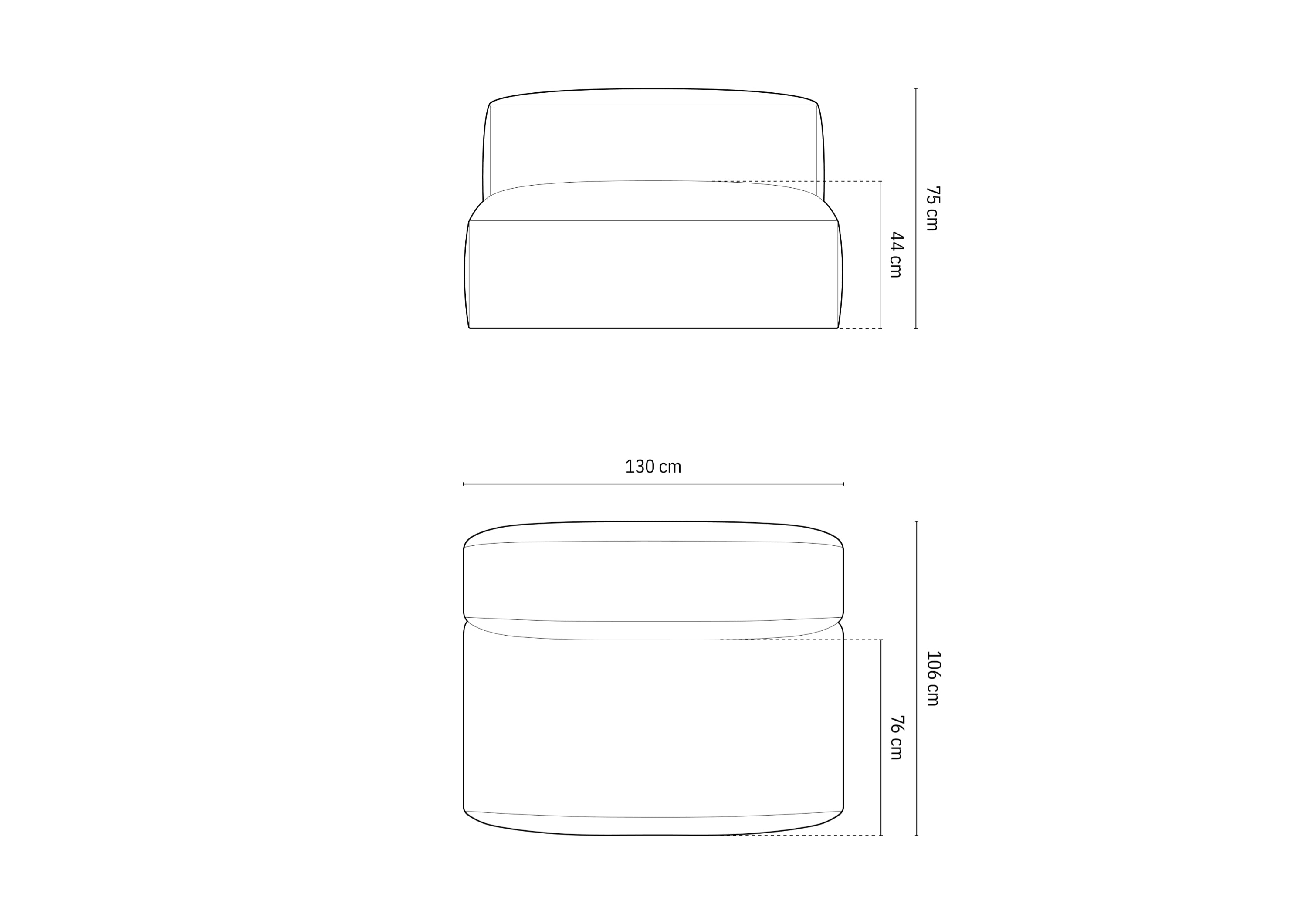 Modul Martina, 130x106cm, Materijal: Baršun