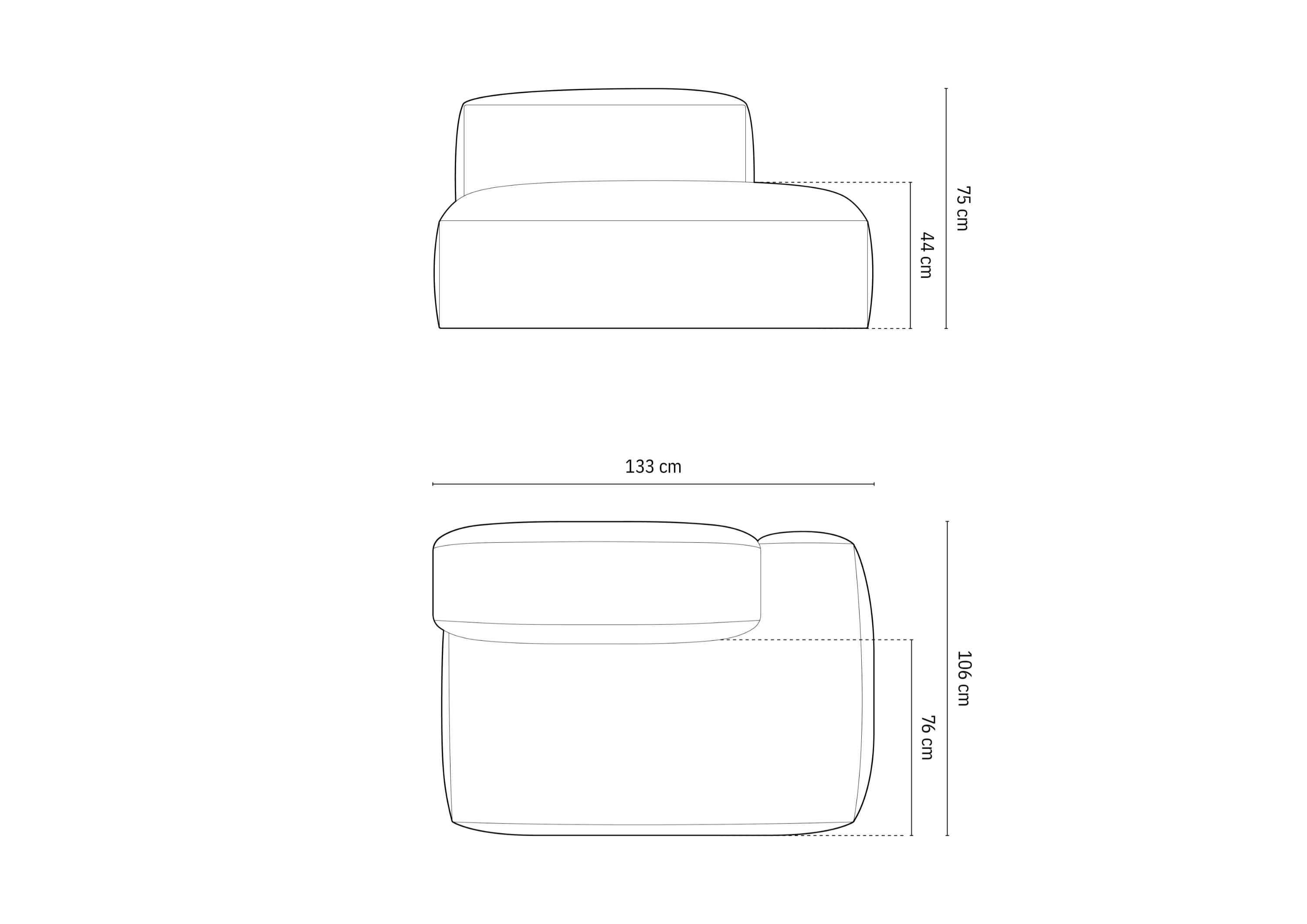 Modul Martina, 133x106cm, Materijal: Strukturirana tkanina