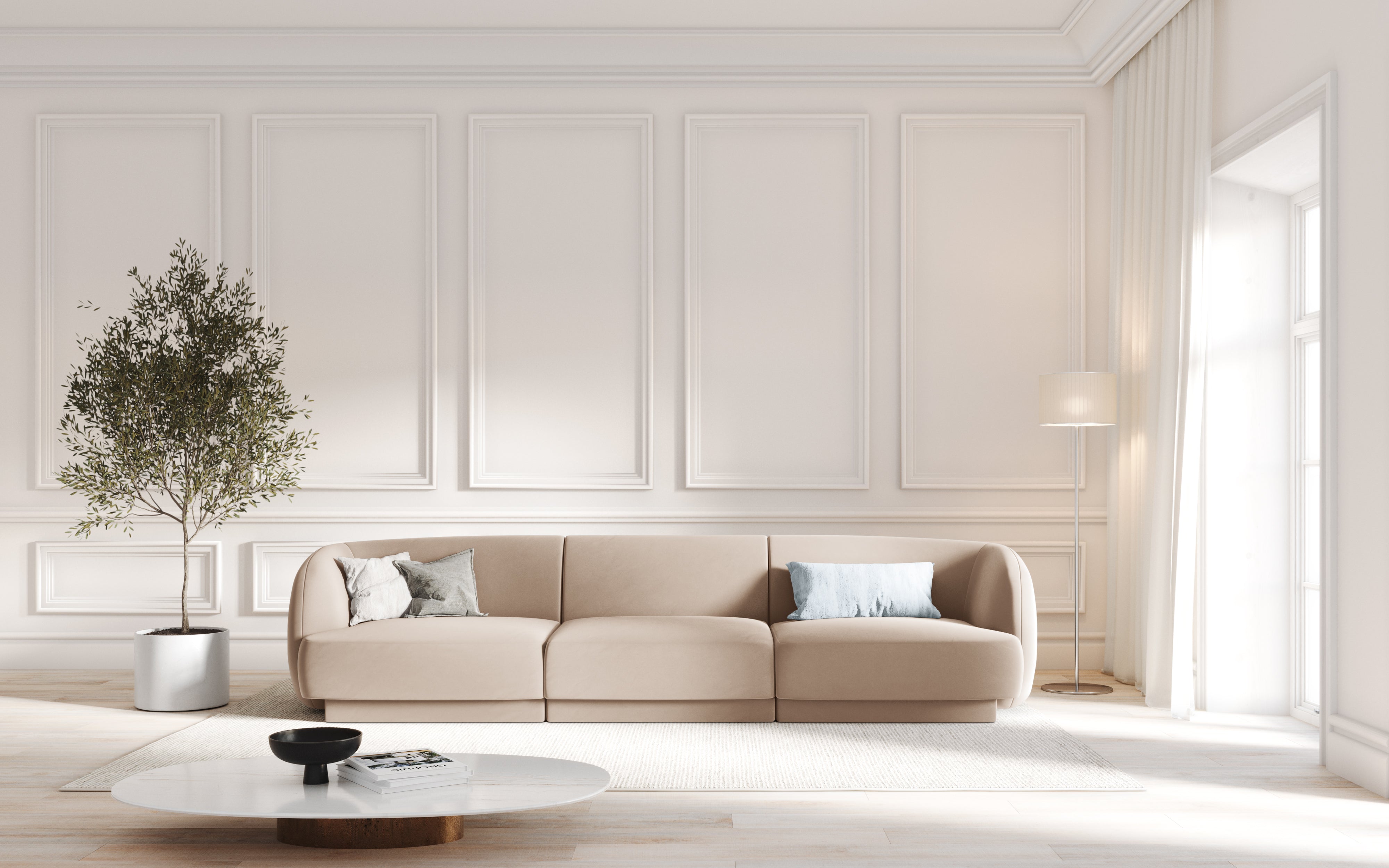 Sofa Miley 255x90cm, Materijal: Baršun