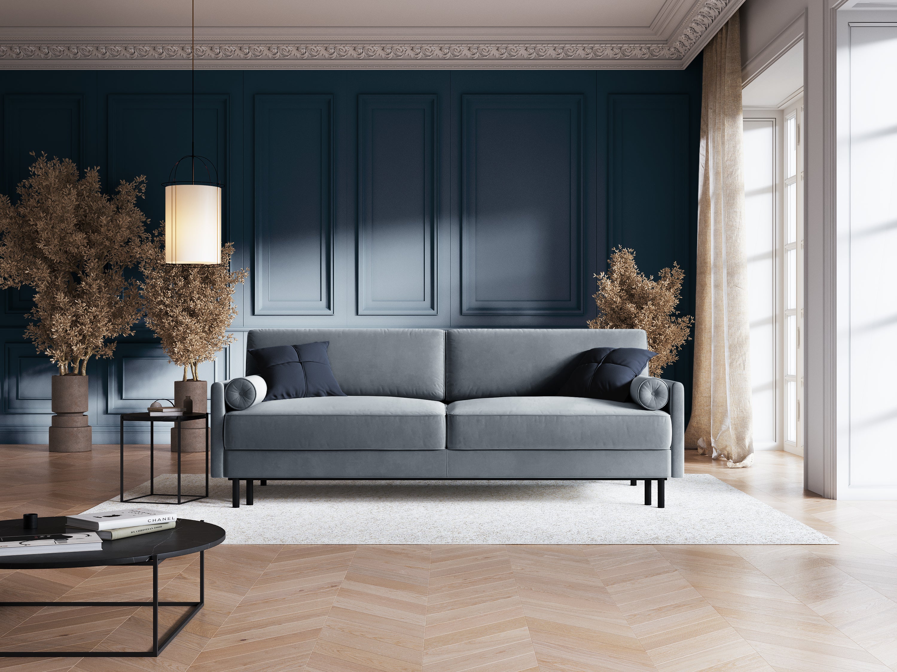 Scott sofa, 3 sjedala, 212x97cm, Materijal: baršun