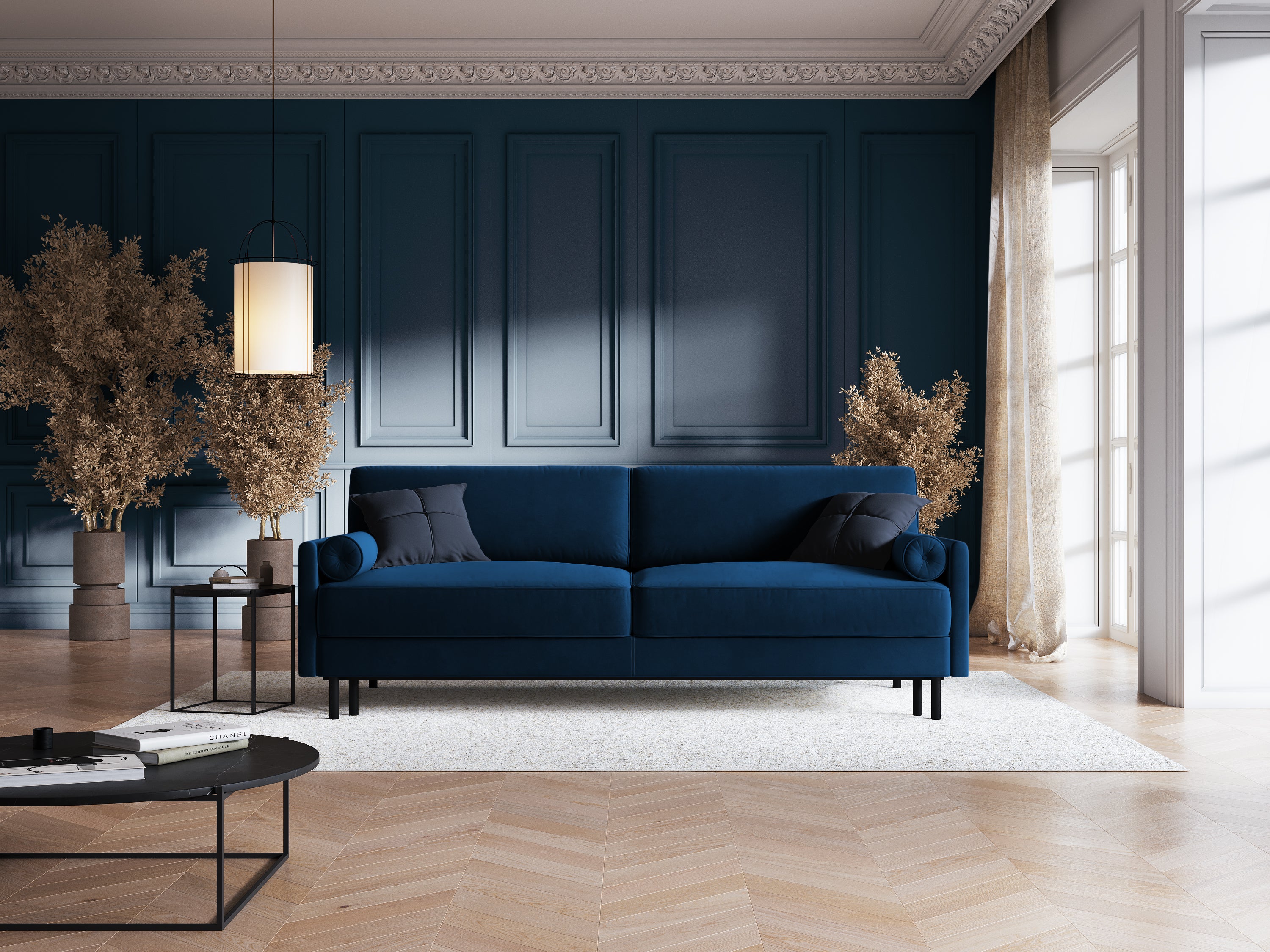 Scott sofa, 3 sjedala, 212x97cm, Materijal: baršun