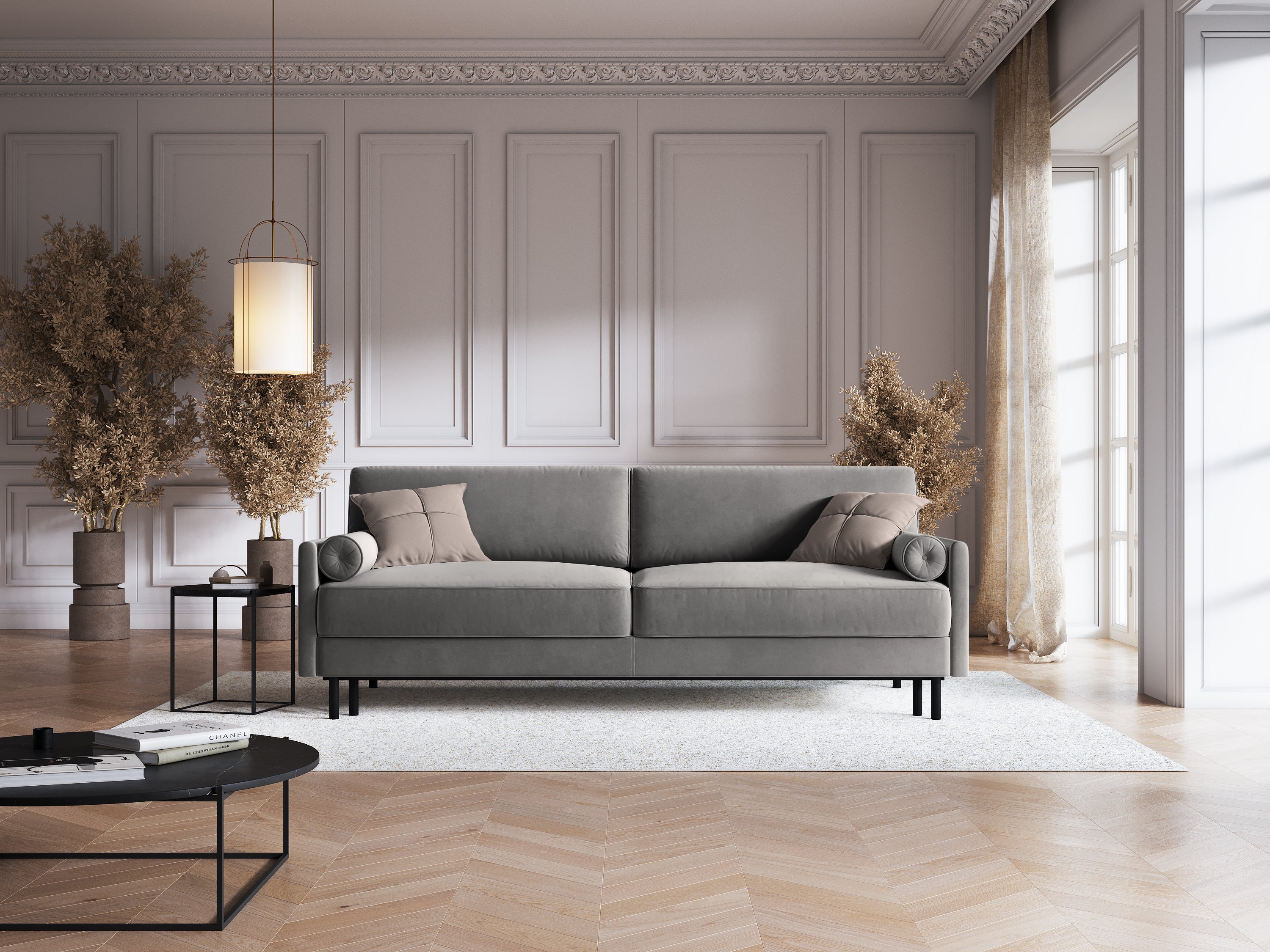 Scott sofa, 3 sjedala, 212x97cm, Materijal: baršun