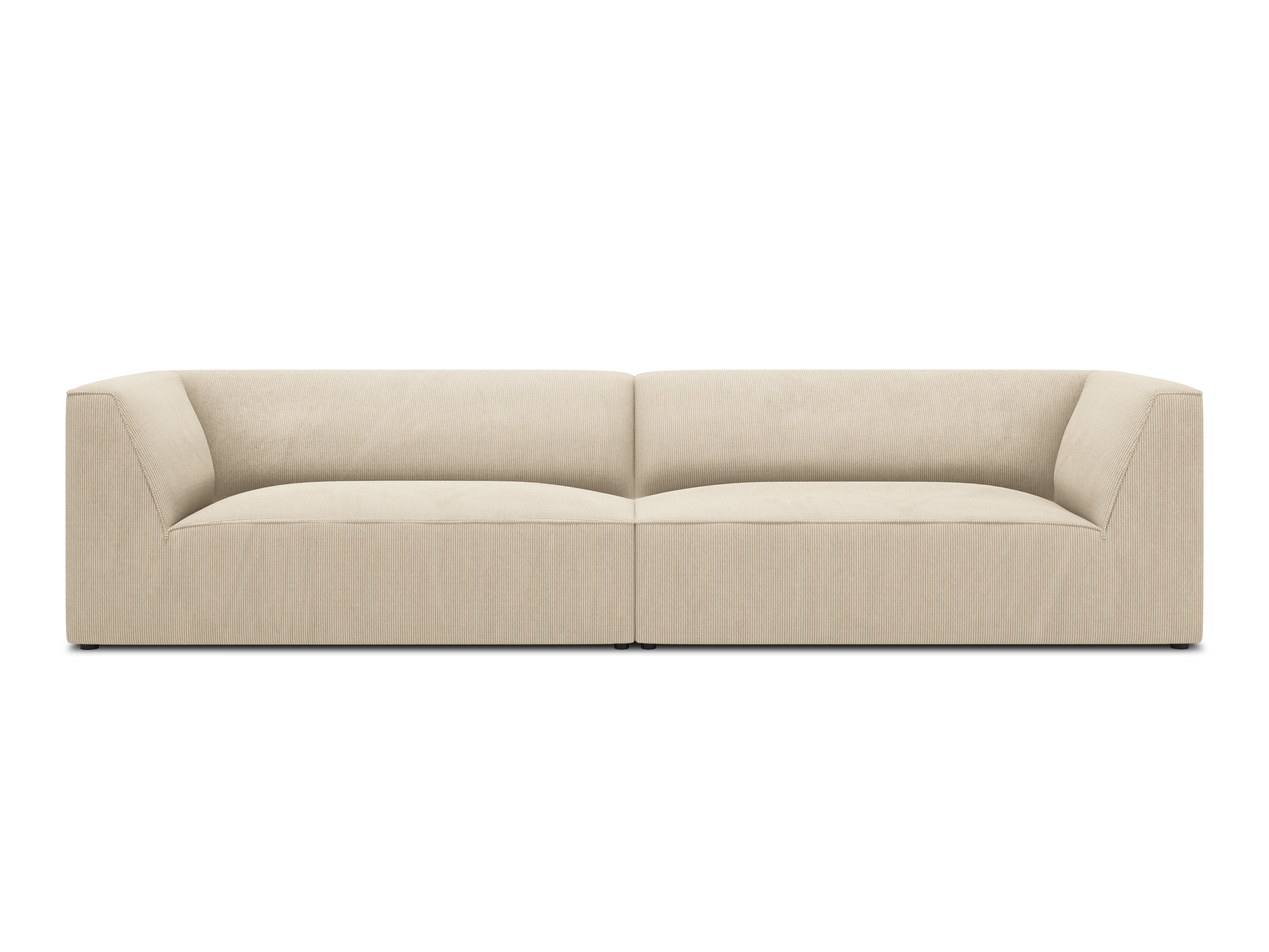 Sofa Ruby, 4 sjedala, 302x93cm, Materijal: Rebrasta tkanina