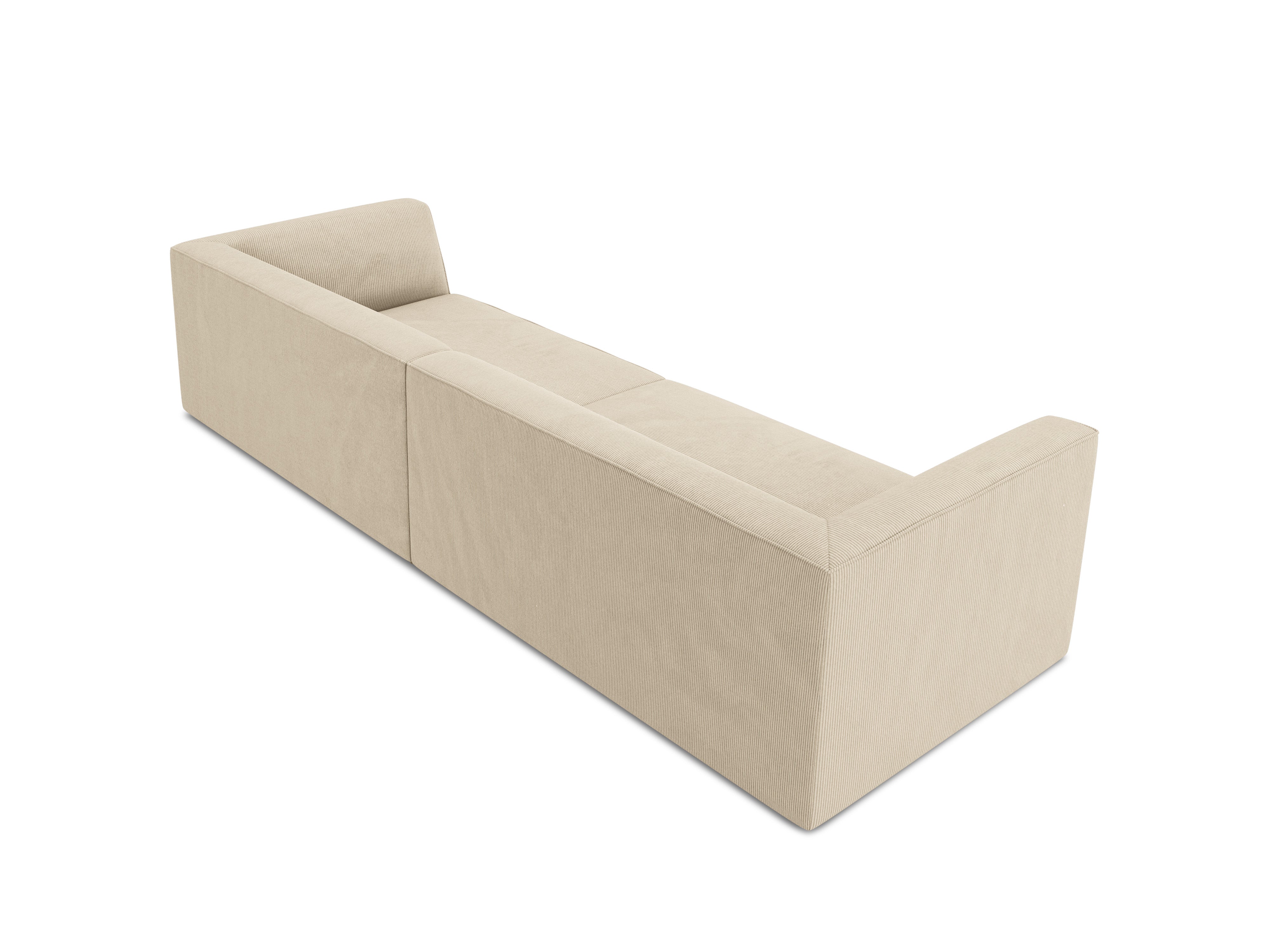 Sofa Ruby, 4 sjedala, 302x93cm, Materijal: Rebrasta tkanina