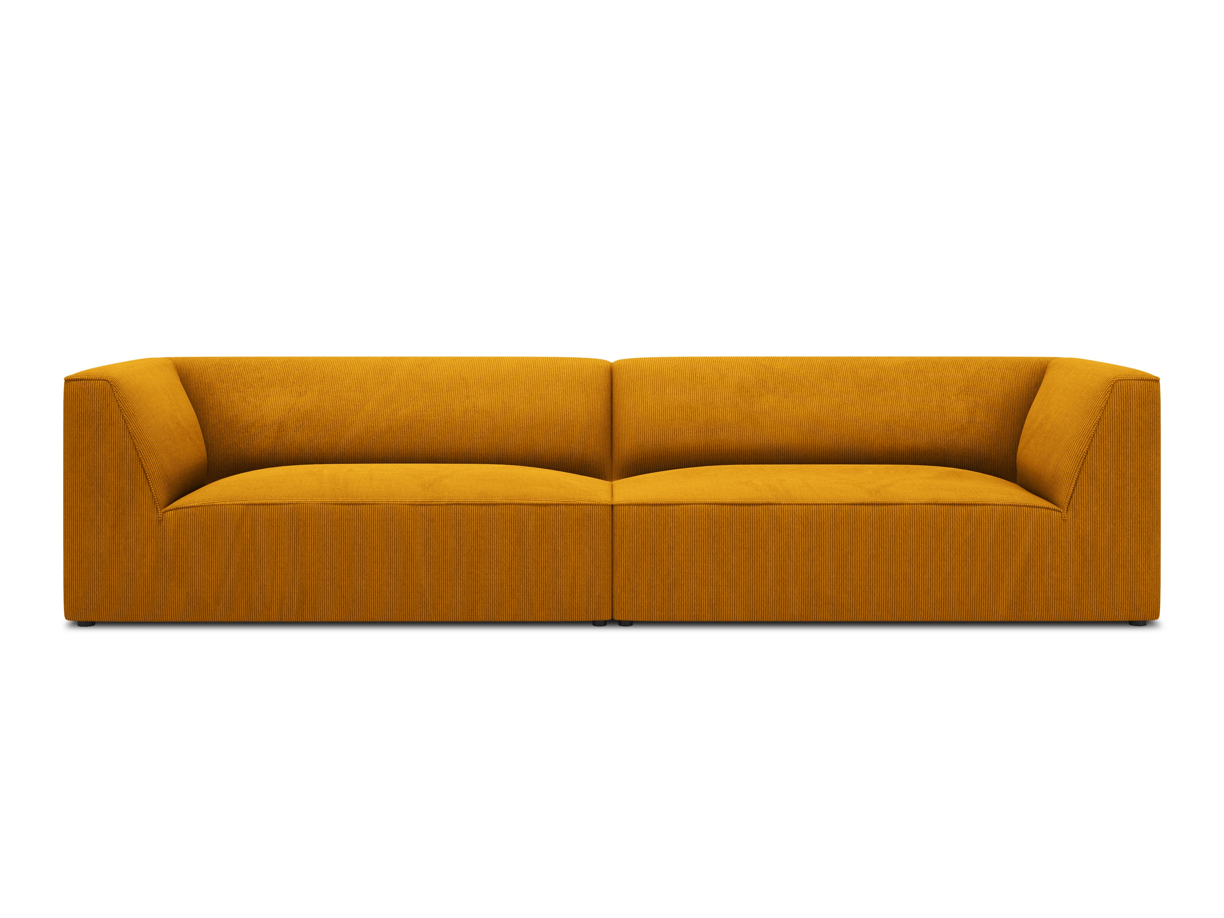 Sofa Ruby, 4 sjedala, 302x93cm, Materijal: Rebrasta tkanina