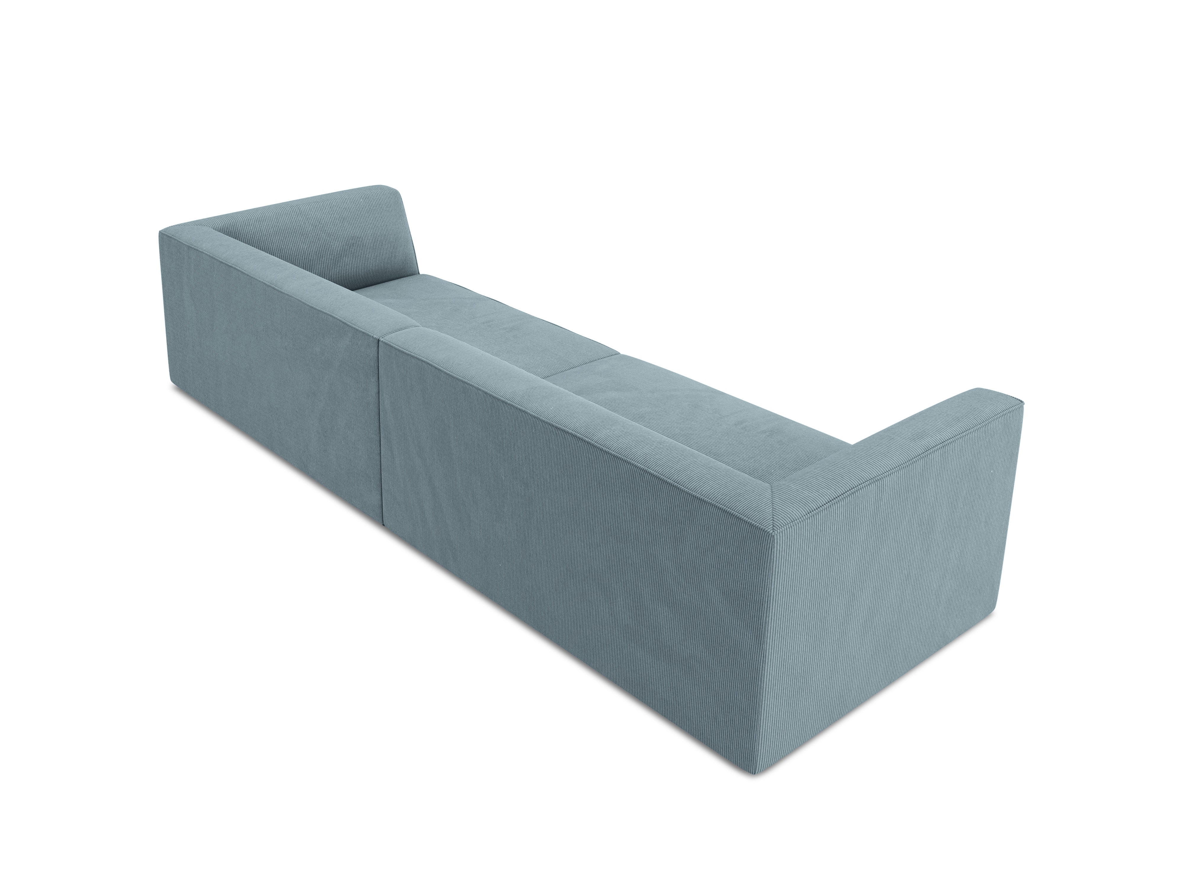 Sofa Ruby, 4 sjedala, 302x93cm, Materijal: Rebrasta tkanina