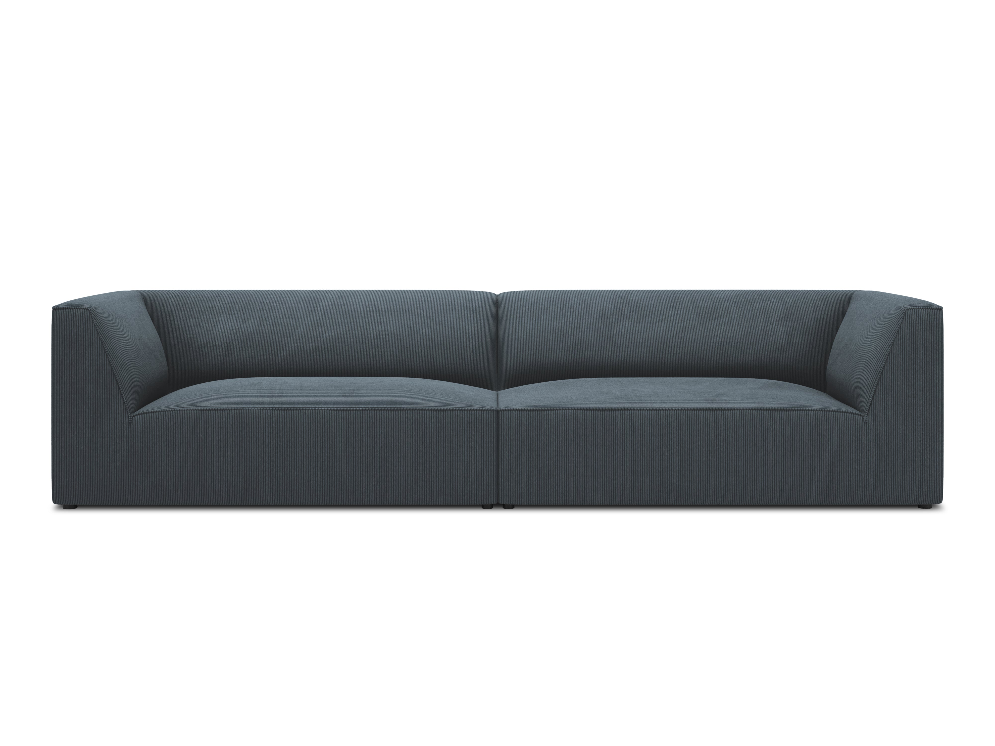 Sofa Ruby, 4 sjedala, 302x93cm, Materijal: Rebrasta tkanina