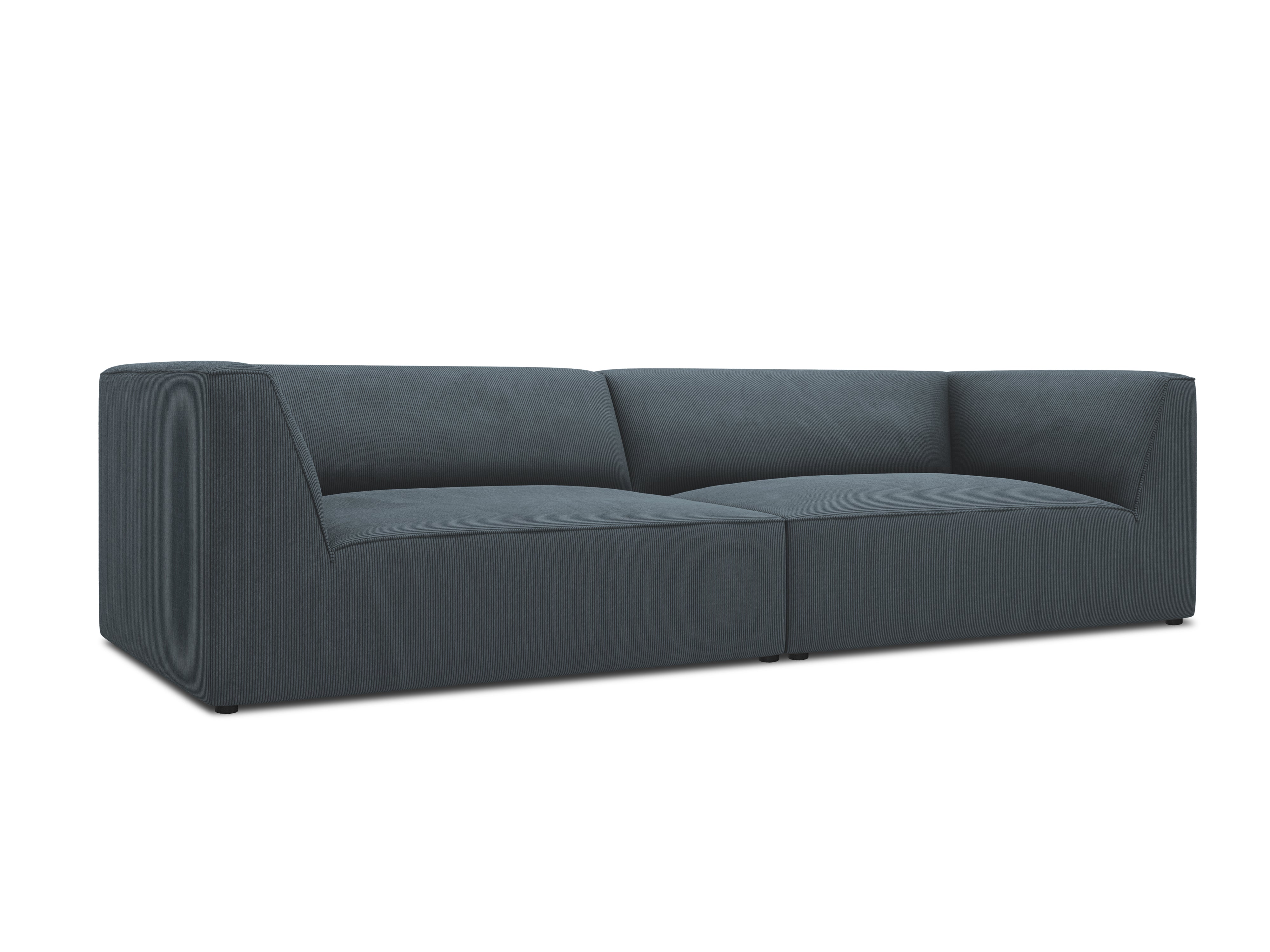 Sofa Ruby, 4 sjedala, 302x93cm, Materijal: Rebrasta tkanina